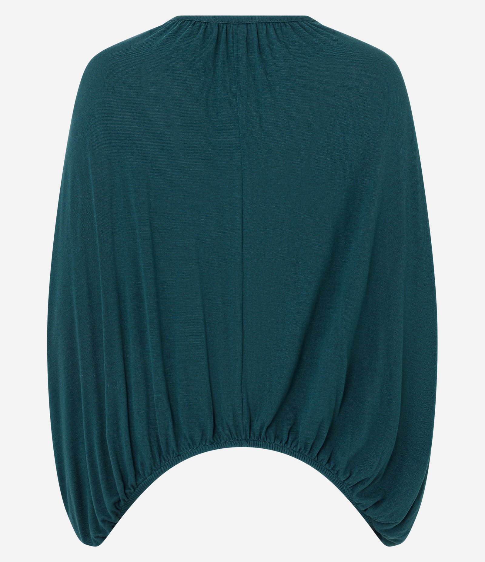 Blusa em Viscose com Mangas Amplas e Barra Ajustada Verde 6