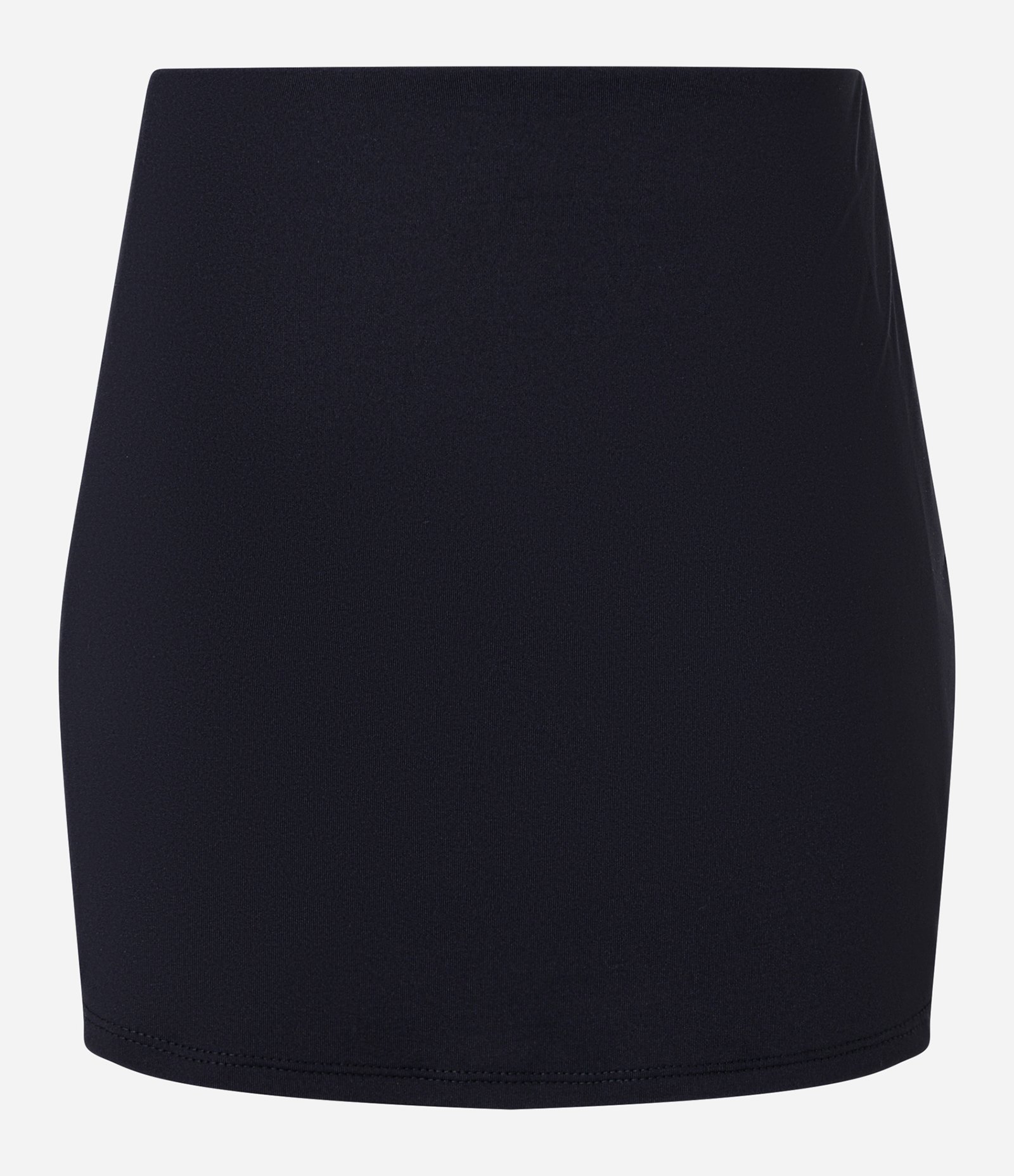 Short Saia Mini Esportivo em Microfibra com Cintura Alta Preto 7