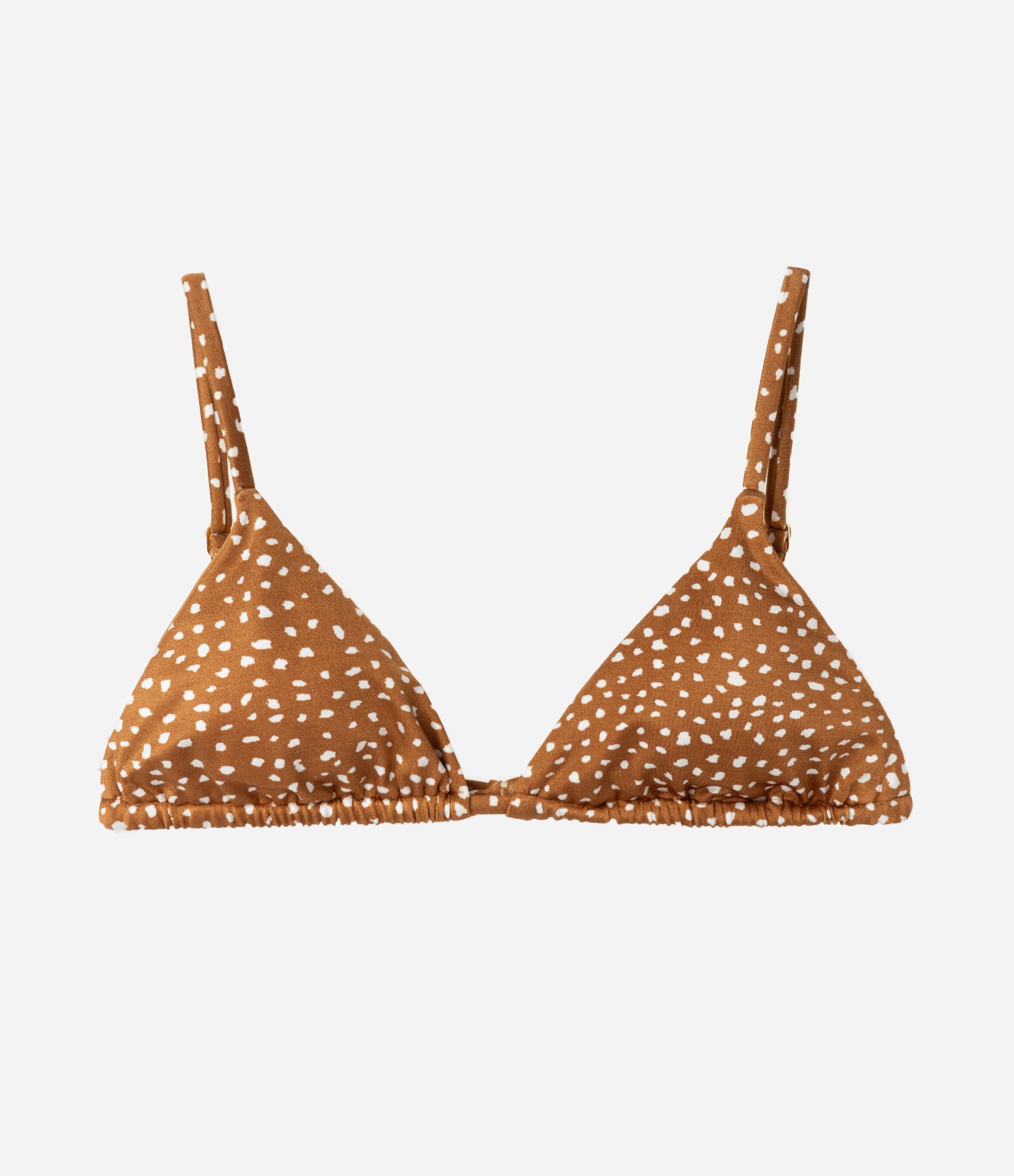 Biquíni Top Cortininha com Estampa Animal Print Marrom 1
