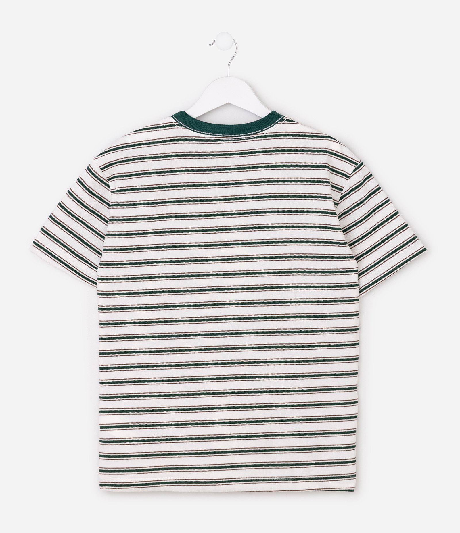 Camiseta Infantil com Estampa Listrada - Tam 5 a 14 Anos Branco 4