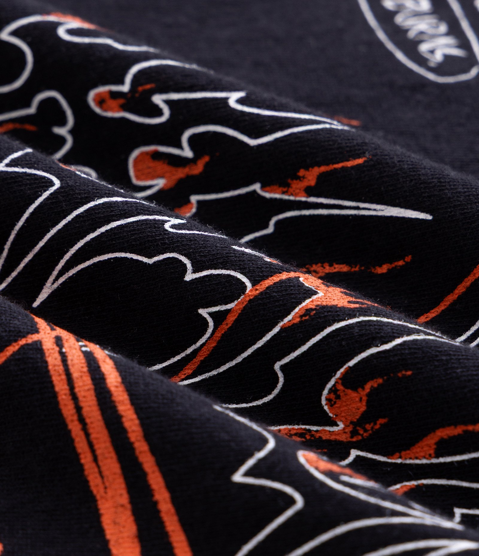 Camiseta Comfort em Algodão com Estampa Chaos Rabiscos Preto 7