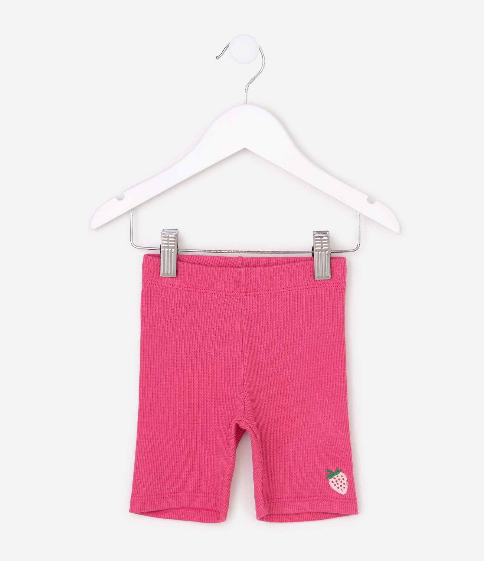 Short Infantil Ciclista com Moranguinho - Tam 1 a 6 Anos Rosa 5