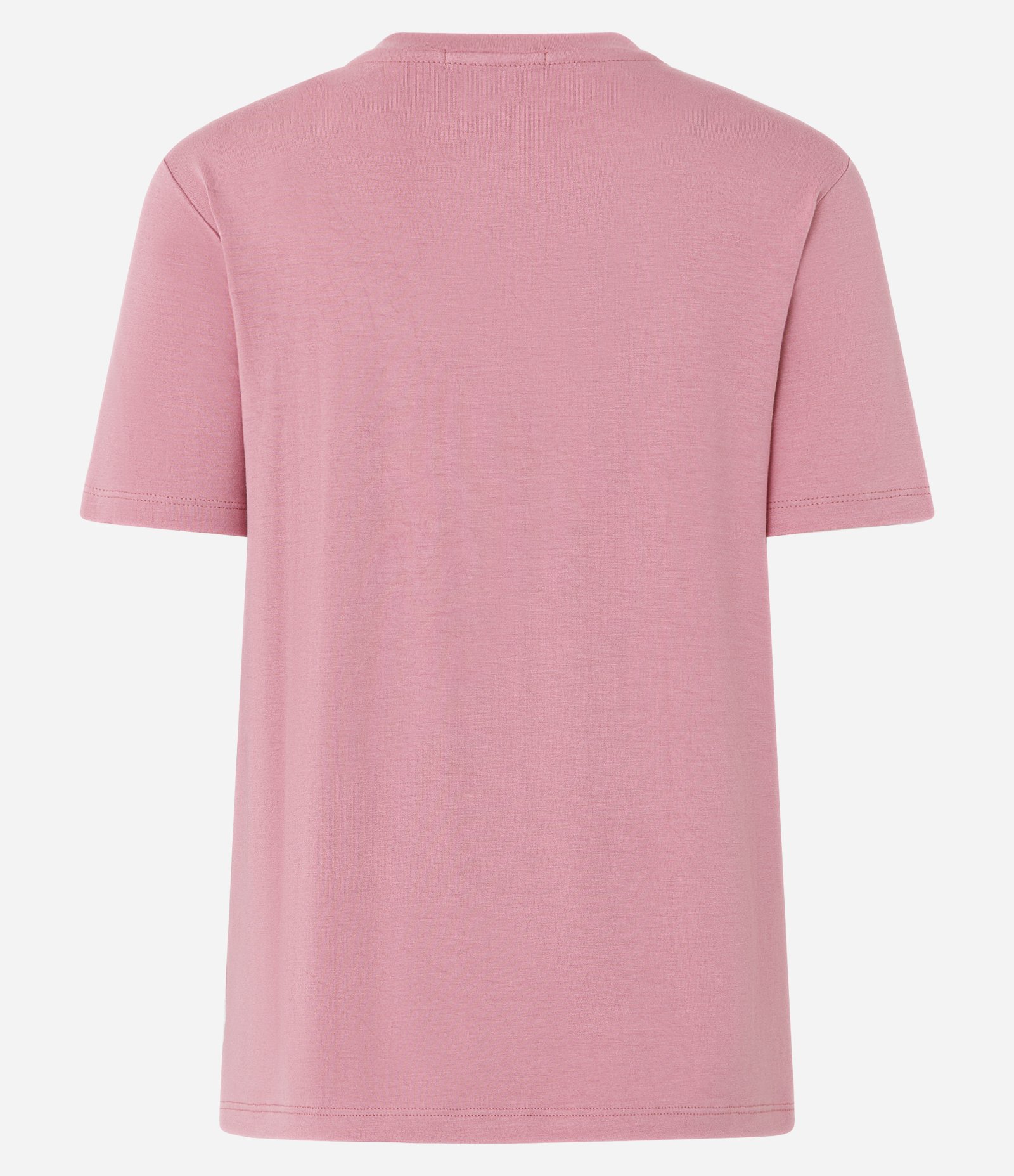 Blusa Básica em Viscose com Decote V Rosa 6