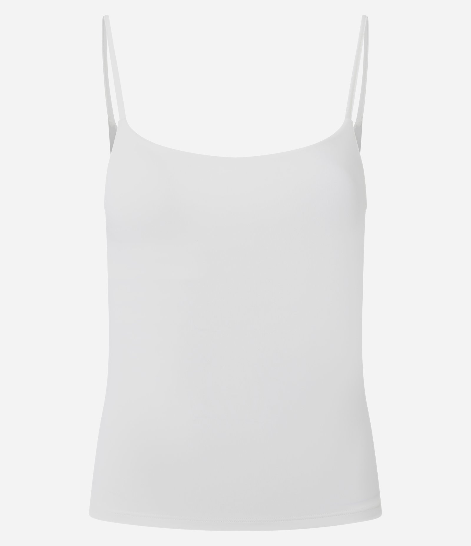 Blusa em Poliamida com Alças Finas e Bojo Branco 5