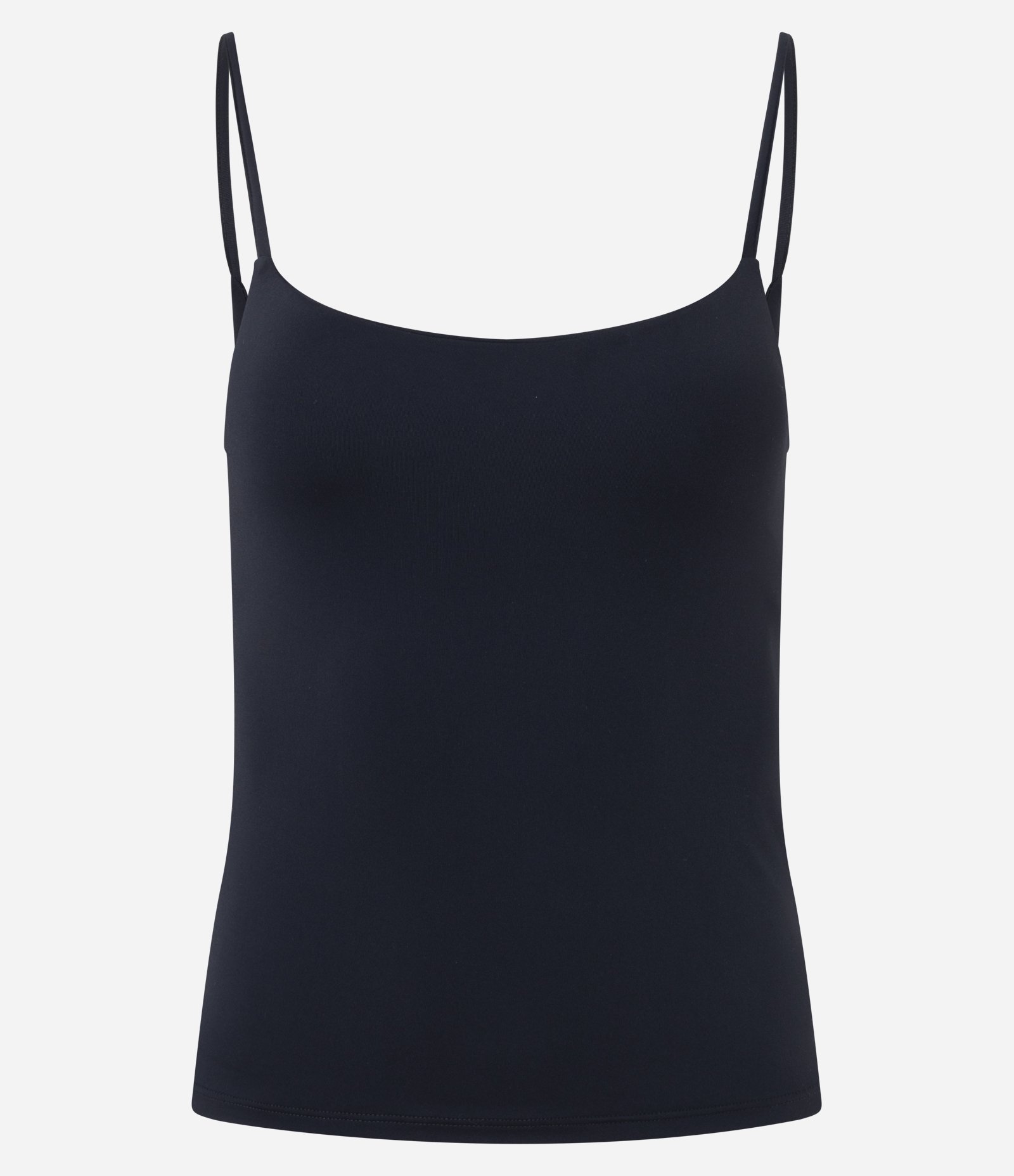 Blusa em Poliamida com Alças Finas e Bojo Preto 1