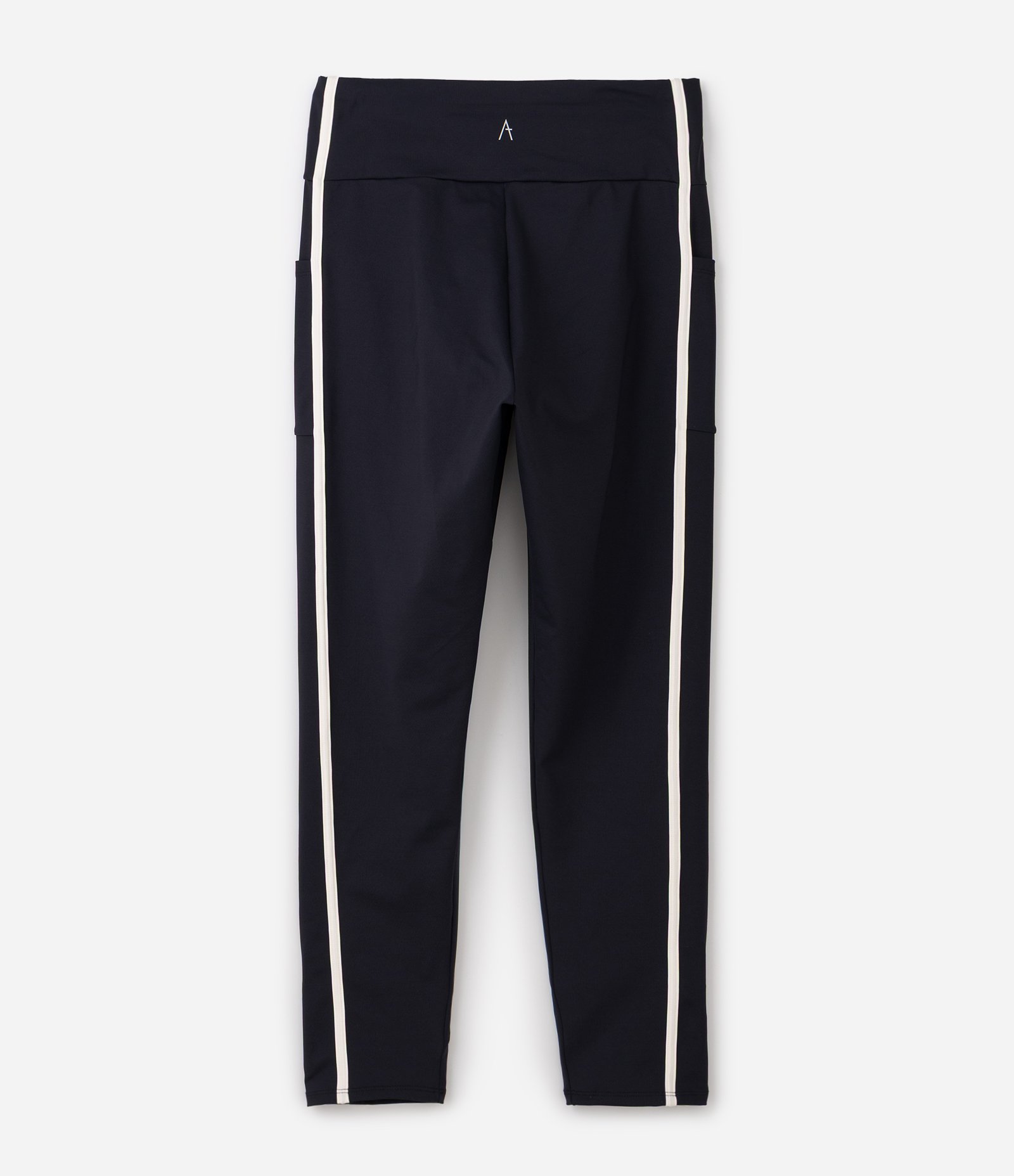 Calça Legging em Poliamida Dry com Viés Frontal Curve & Plus Size Preto 2