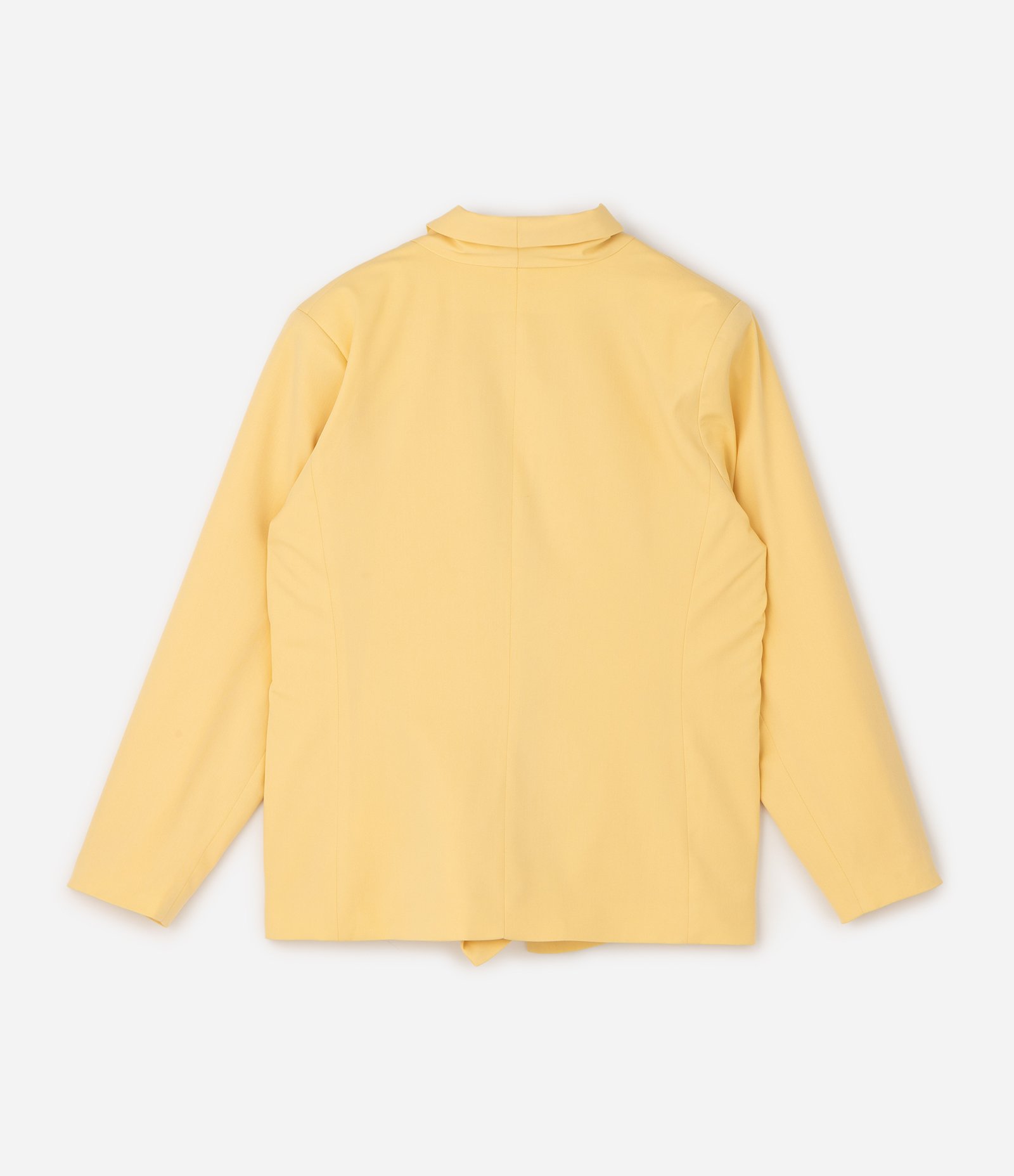 Blazer em Poliviscose Alfaiatado Transpassado Curve & Plus Size Amarelo 6