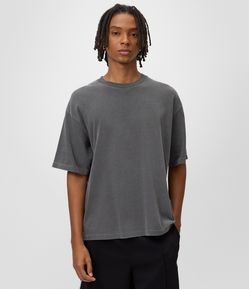 Camiseta Boxy em Algodão Básica