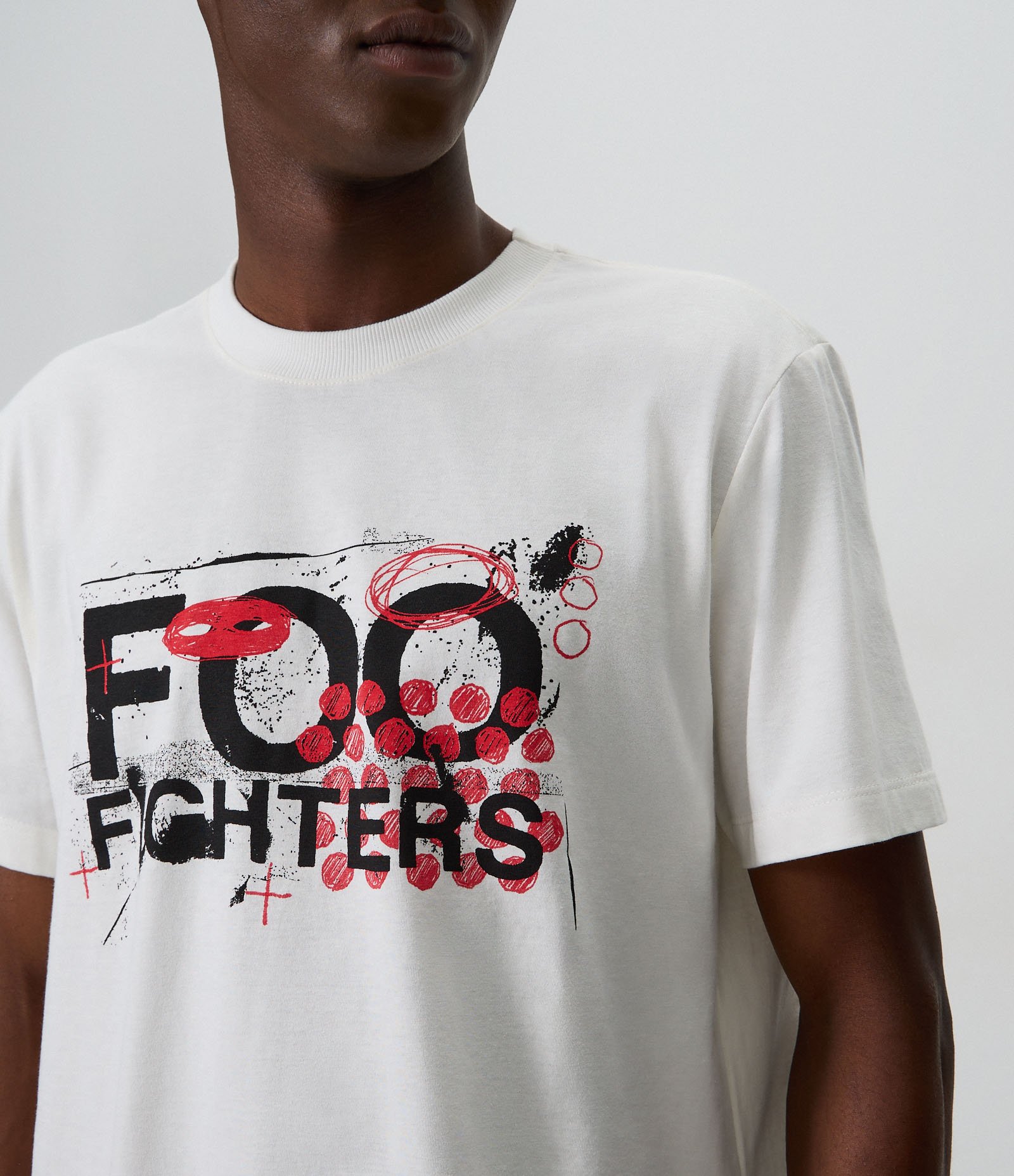 Camiseta Comfort em Algodão do Foo Fighters Branco 4