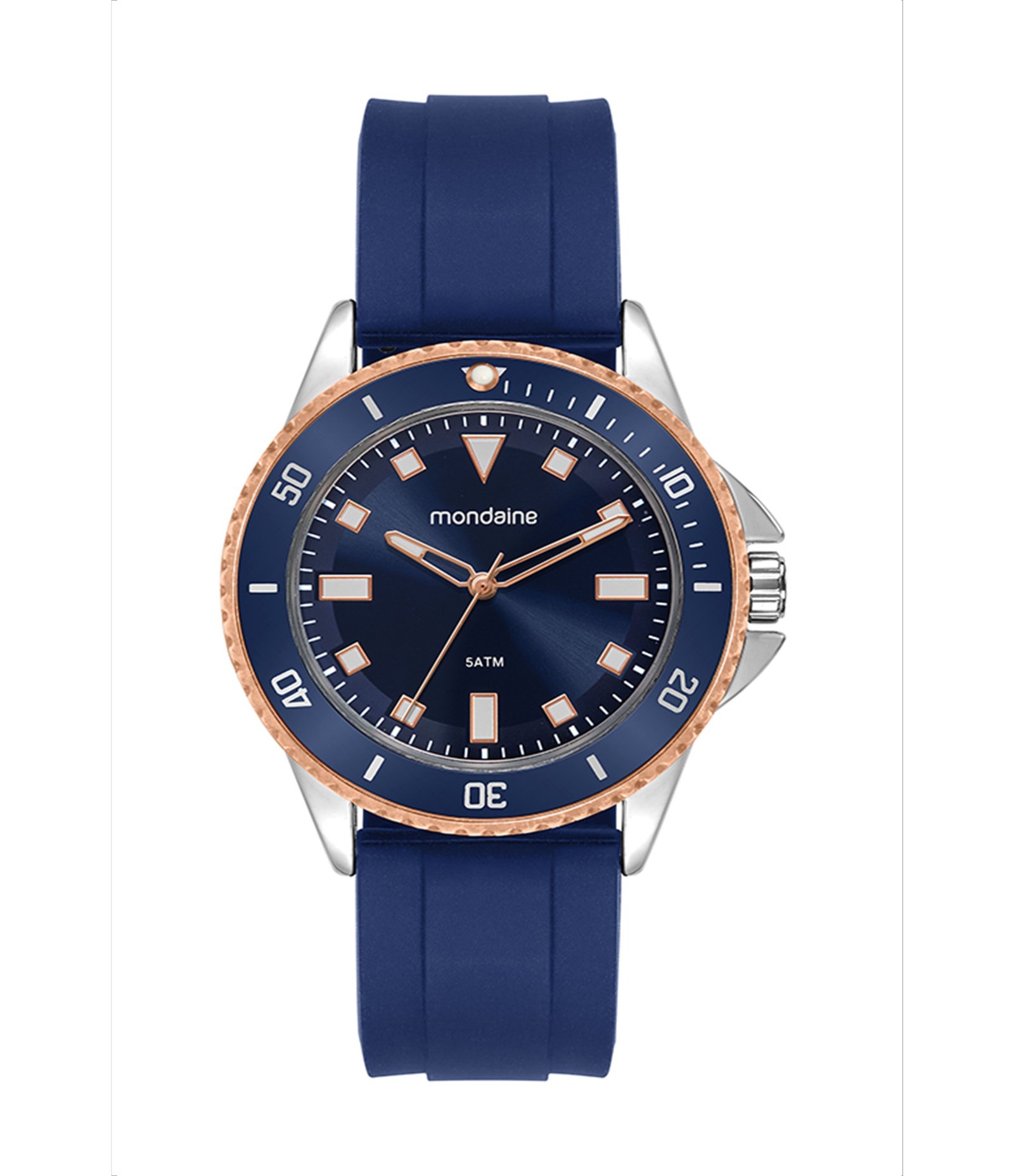 Relógio Analógico Mondaine em Silicone 33040GPMVGI2 Azul Escuro 2