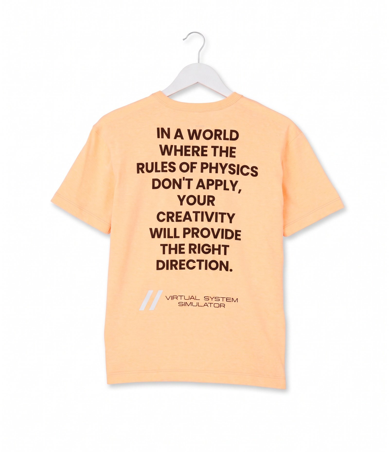 Camiseta Infantil em Algodão com Lettering High Tech - Tam 5 a 14 Anos Laranja 2
