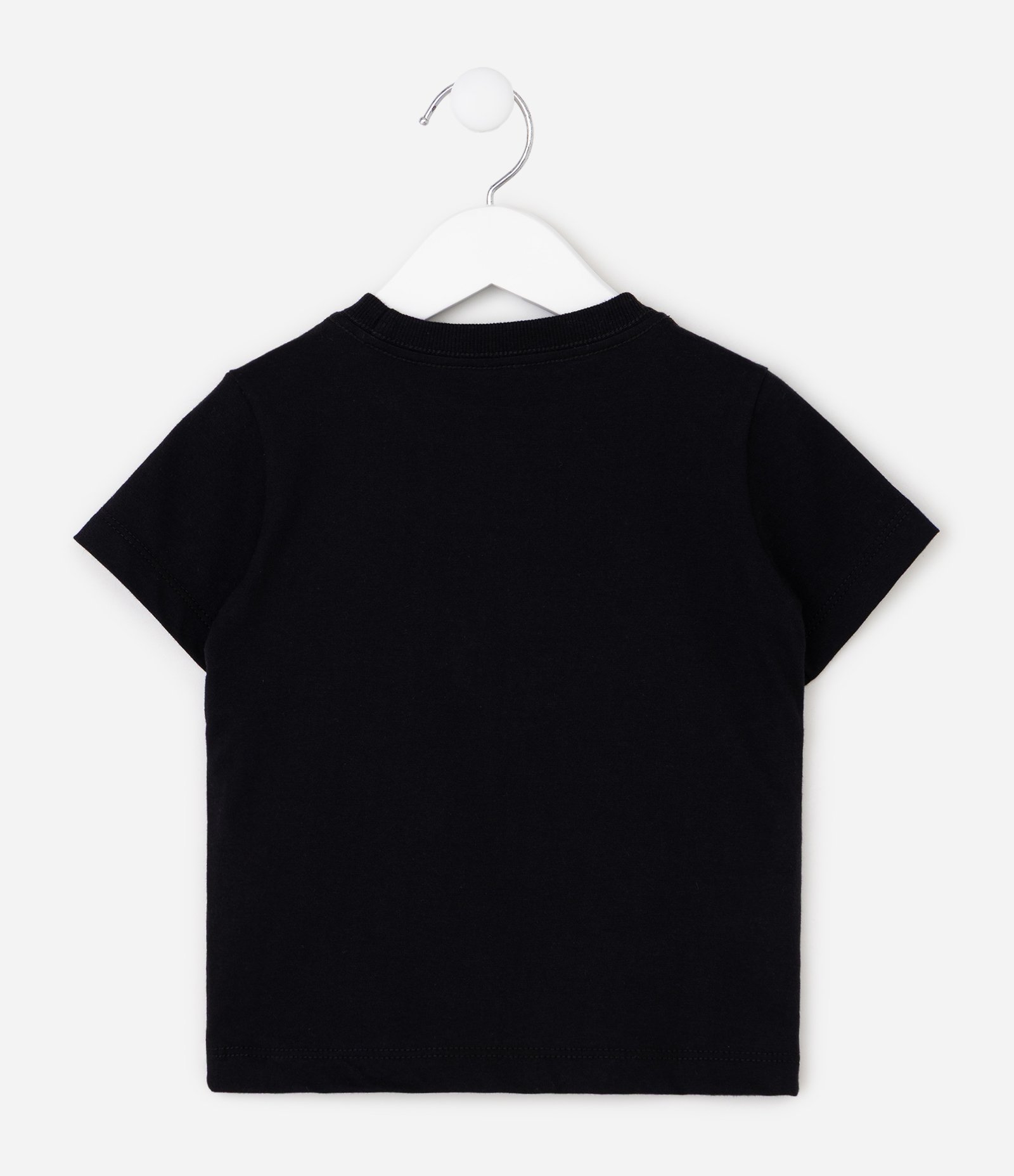 Camiseta Infantil Monsters Brilha no Escuro - Tam 1 a 6 Anos Preto 5