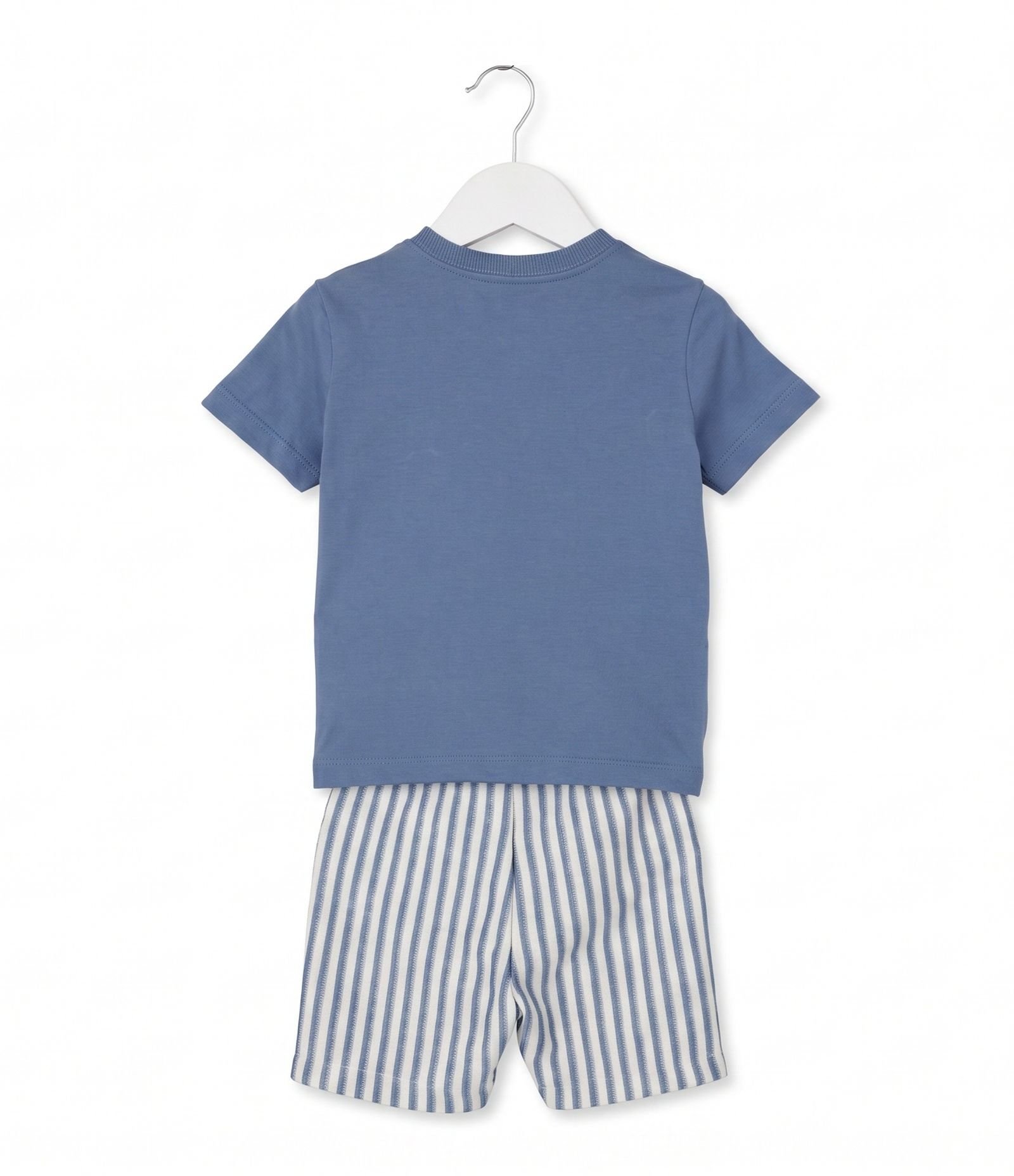Conjunto Infantil em Cotton e Estampa Mickey Mouse - Tam 2 a 6 Anos Azul 5