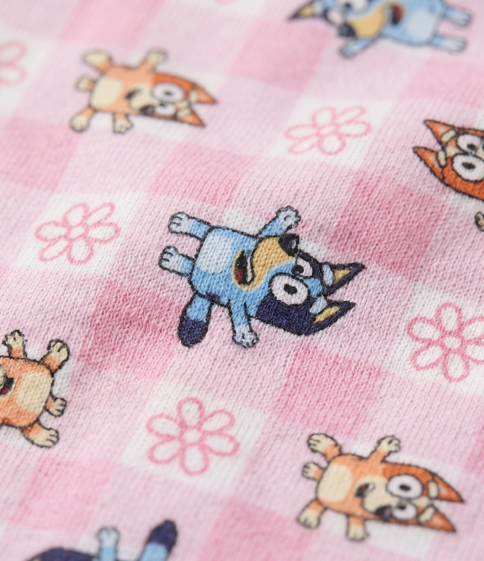 Conjunto Infantil em Algodão Bluey - Tam 2 a 8 Anos Rosa 3