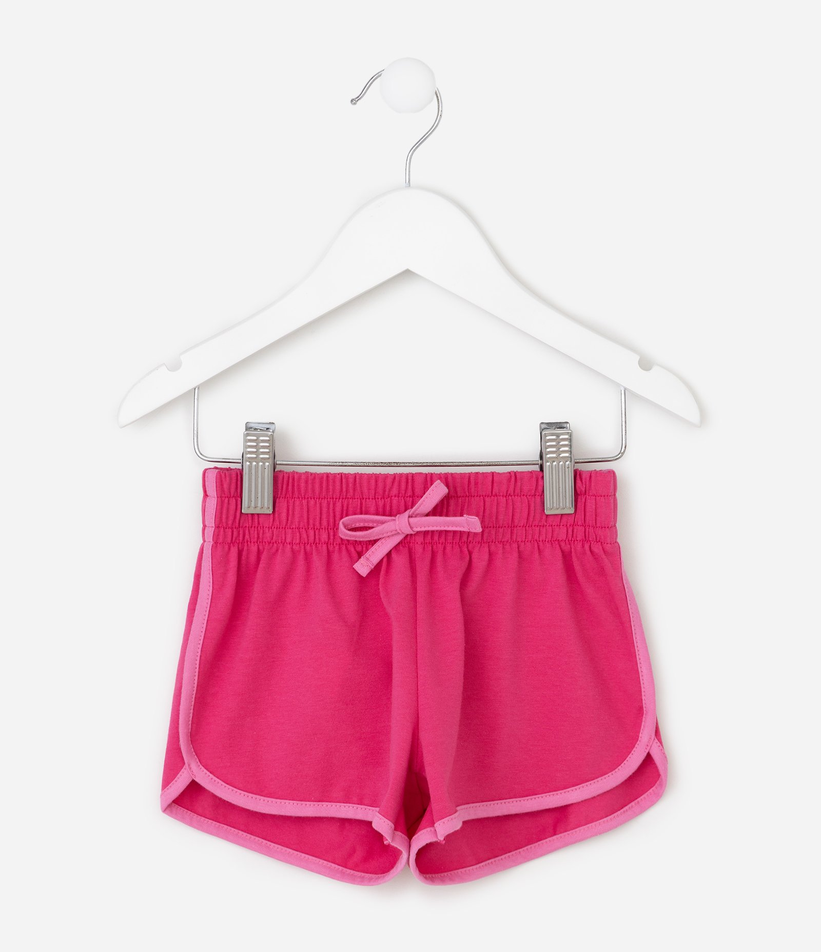 Short Runner Infantil com Detalhes Contrastantes - Tam 1 a 6 Anos Rosa 7