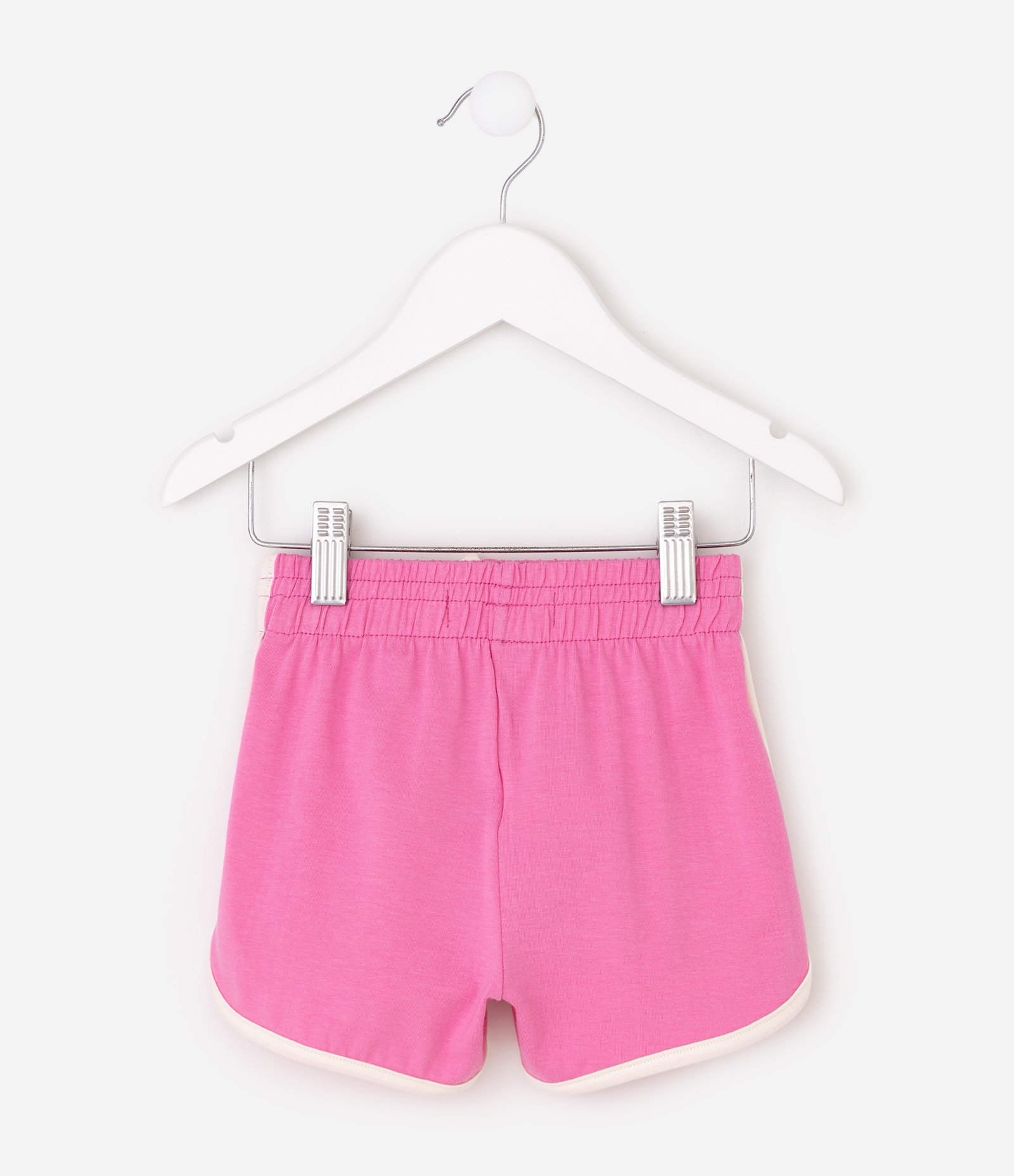 Short Runner Infantil com Detalhes Contrastantes - Tam 1 a 6 Anos Rosa 2