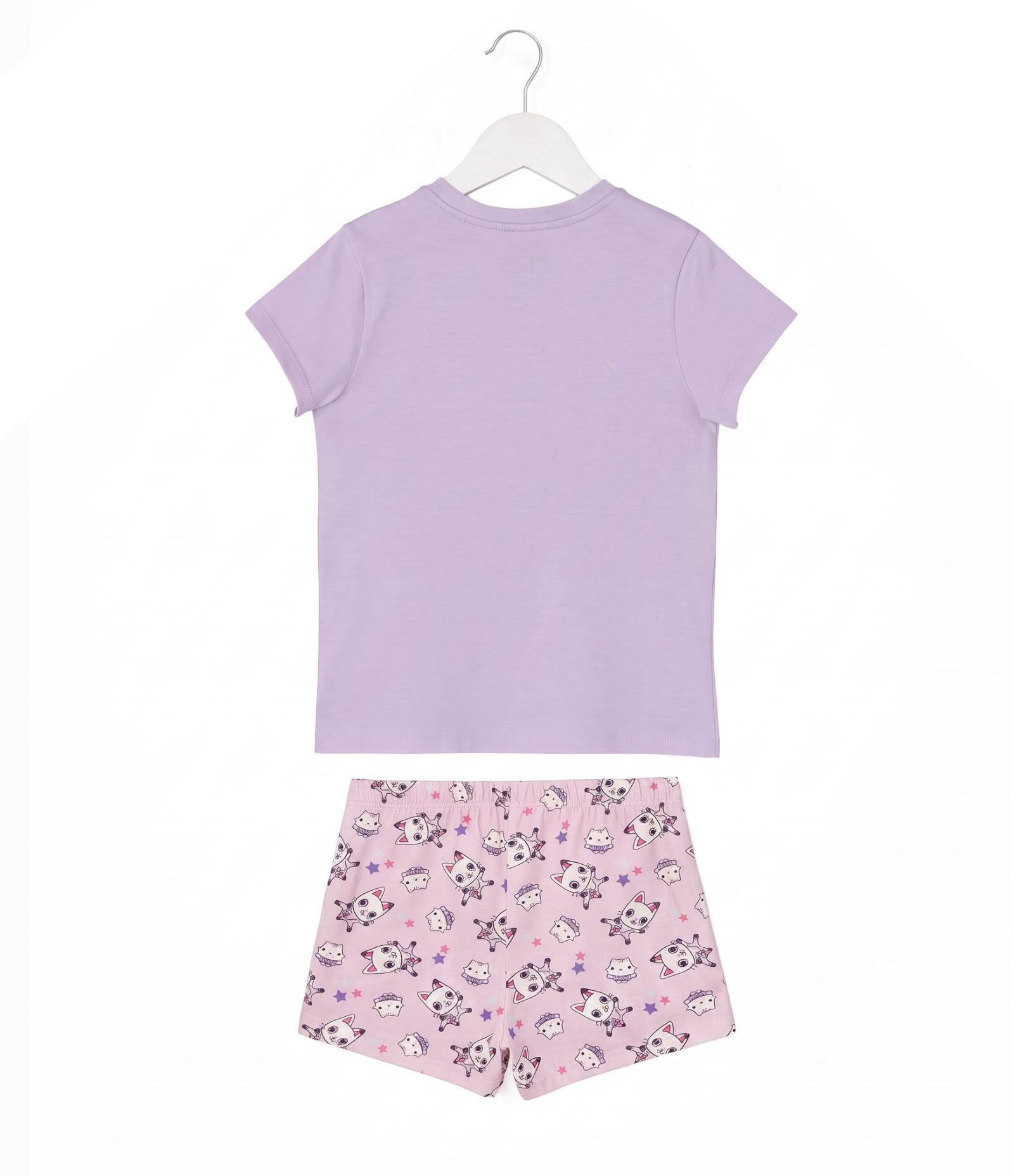 Pijama Infantil com Estampa A Casa Mágica da Gabby - Tam 3 a 8 Anos Lilas e Rosa 2