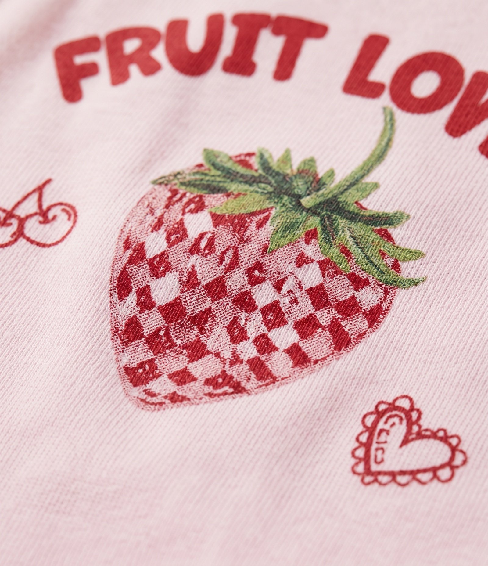Pijama Infantil com Regata Estampa Morango e Short Xadrez - Tam 5 a 14 Anos Rosa 3