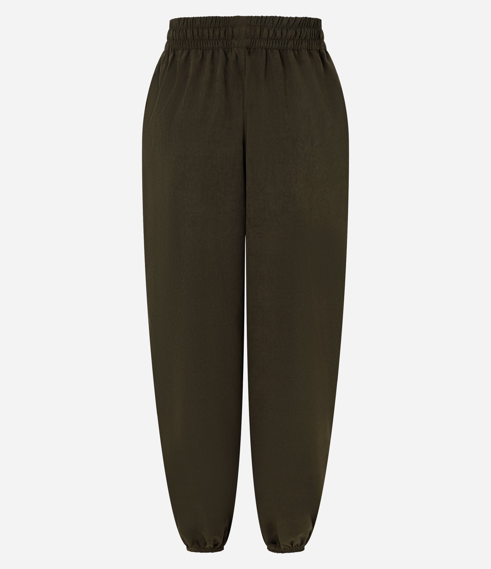Calça Jogger com Bolsos e Cós Elástico Verde 2