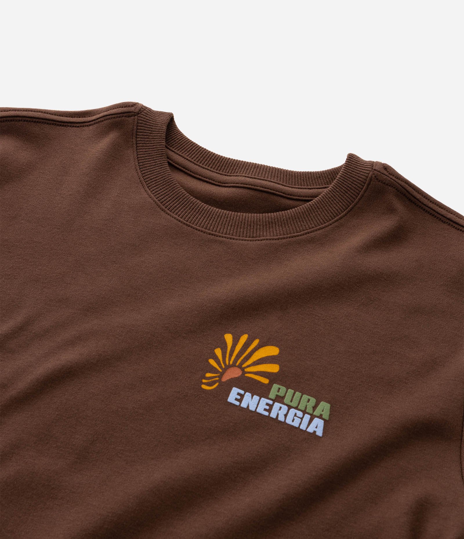 Camiseta Infantil com Estampa Contrastante - Tam 5 a 14 Anos Marrom 4