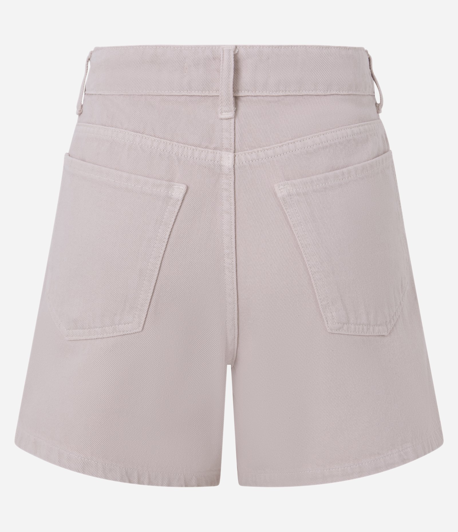 Short Mom Cintura Alta em Sarja com Bolsos Roxo 2