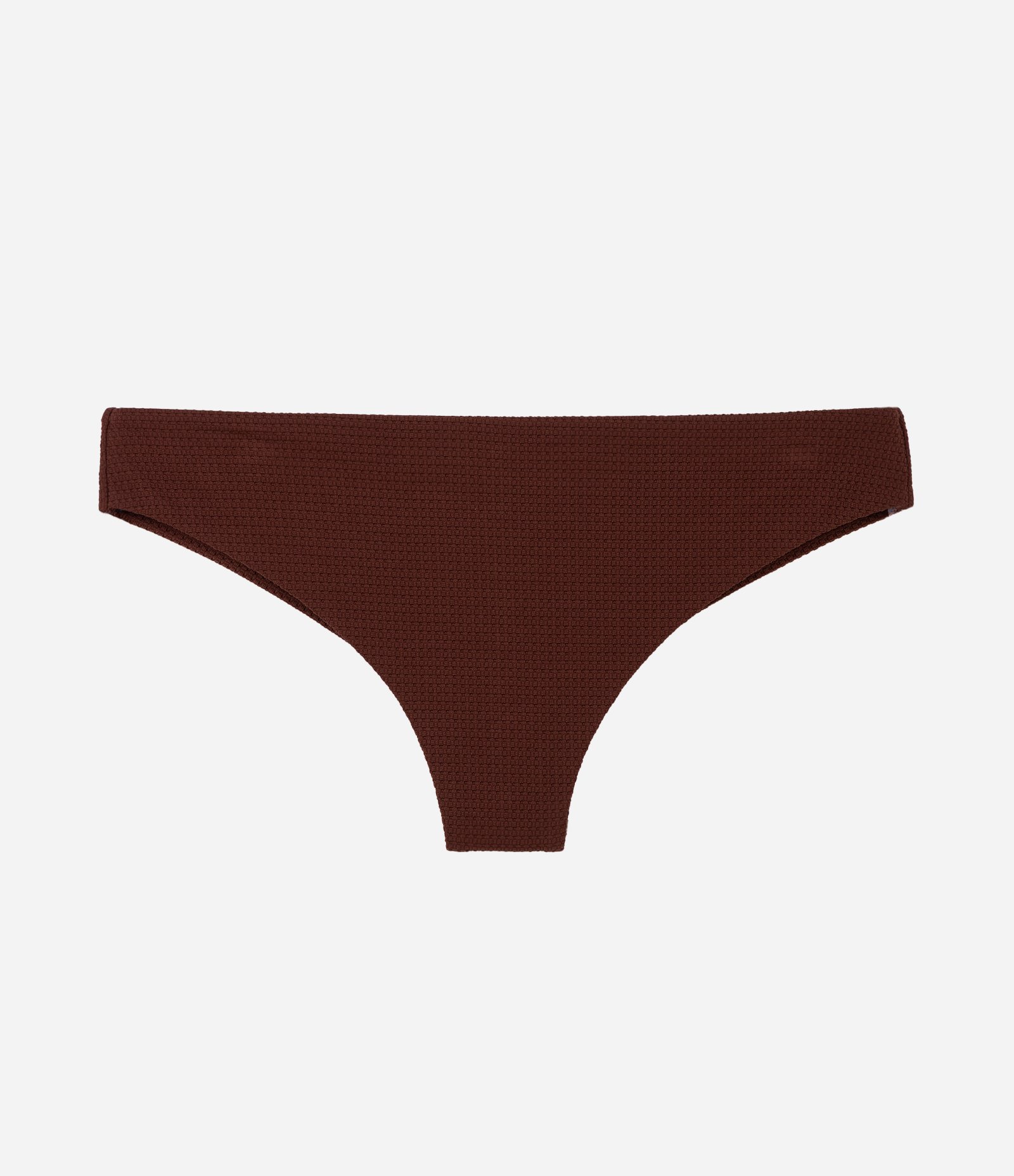 Biquíni Calcinha Texturizado com Fio Duplo Curve & Plus Size Marrom 6