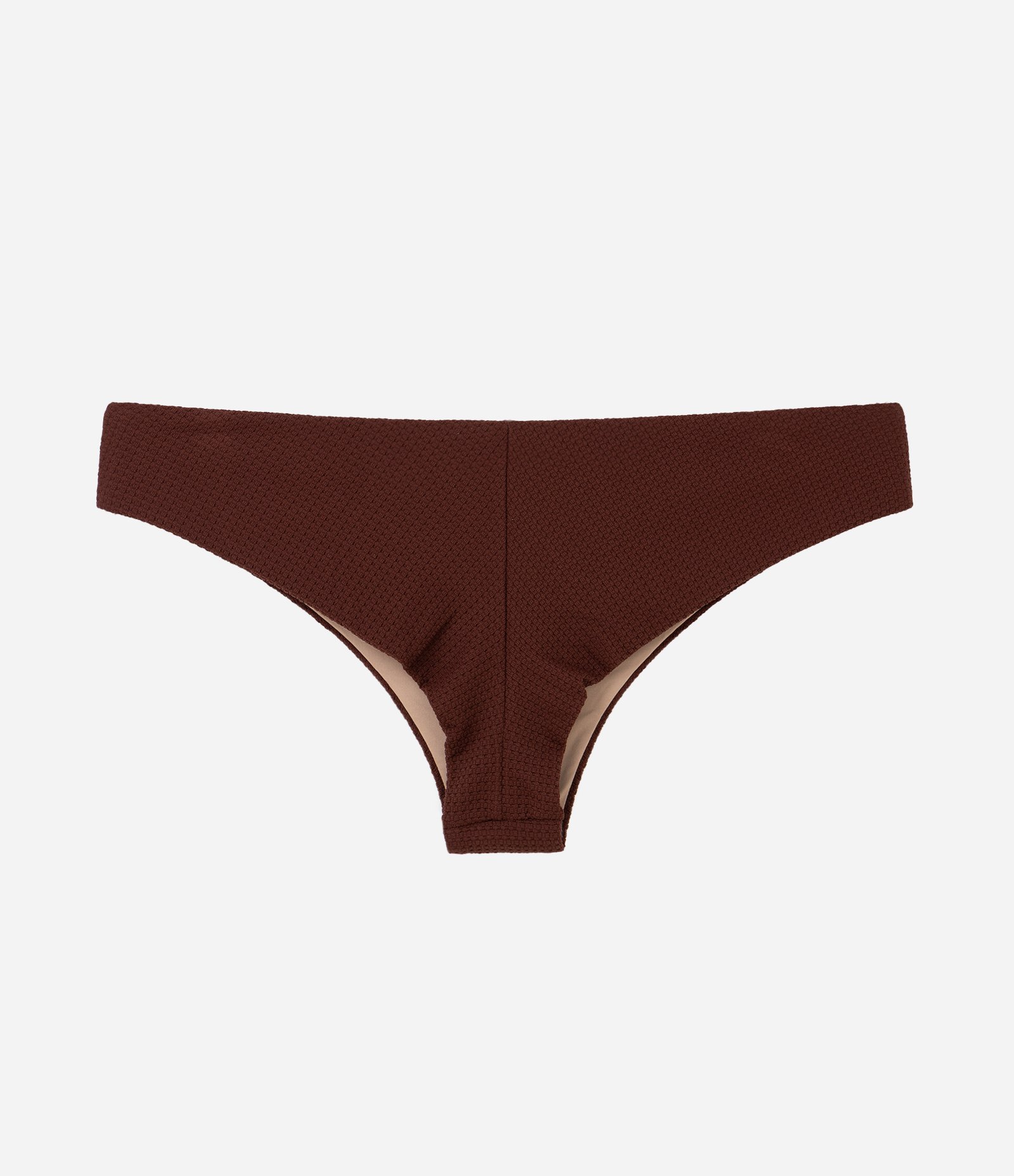 Biquíni Calcinha Texturizado com Fio Duplo Curve & Plus Size Marrom 7