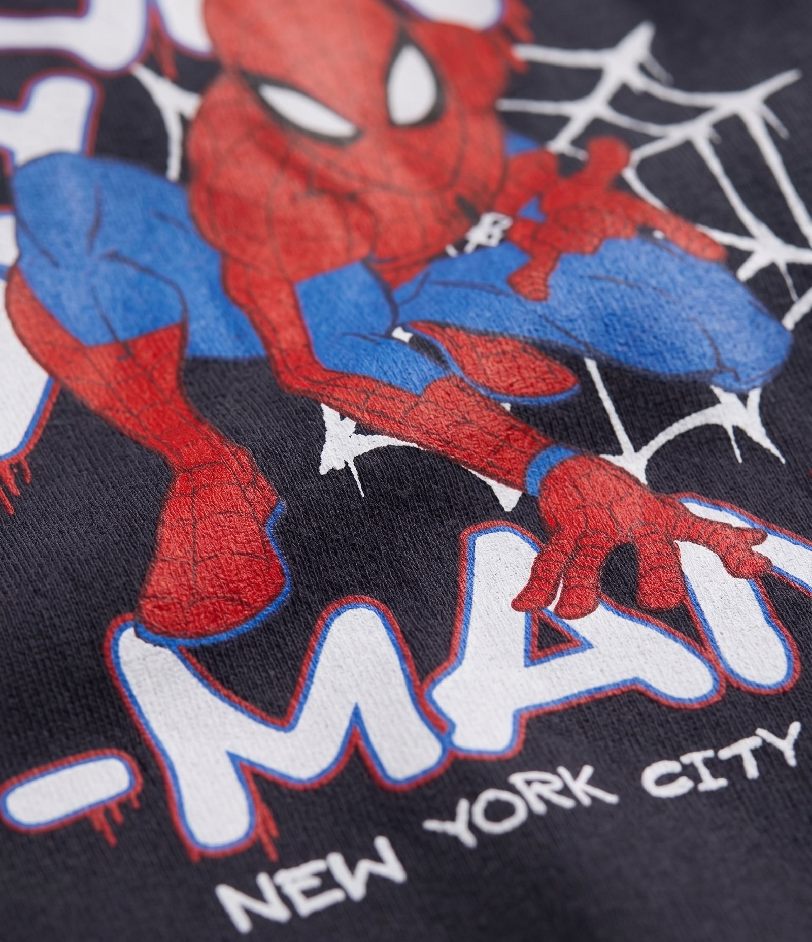 Camiseta Infantil com Lettering Spider-Man - Tam 4 a 12 Anos Cinza 3