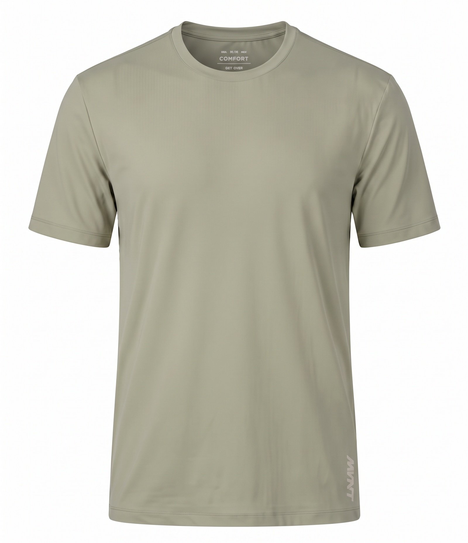 Camiseta Esportiva Dry em Poliamida com Estampa na Barra Verde 5