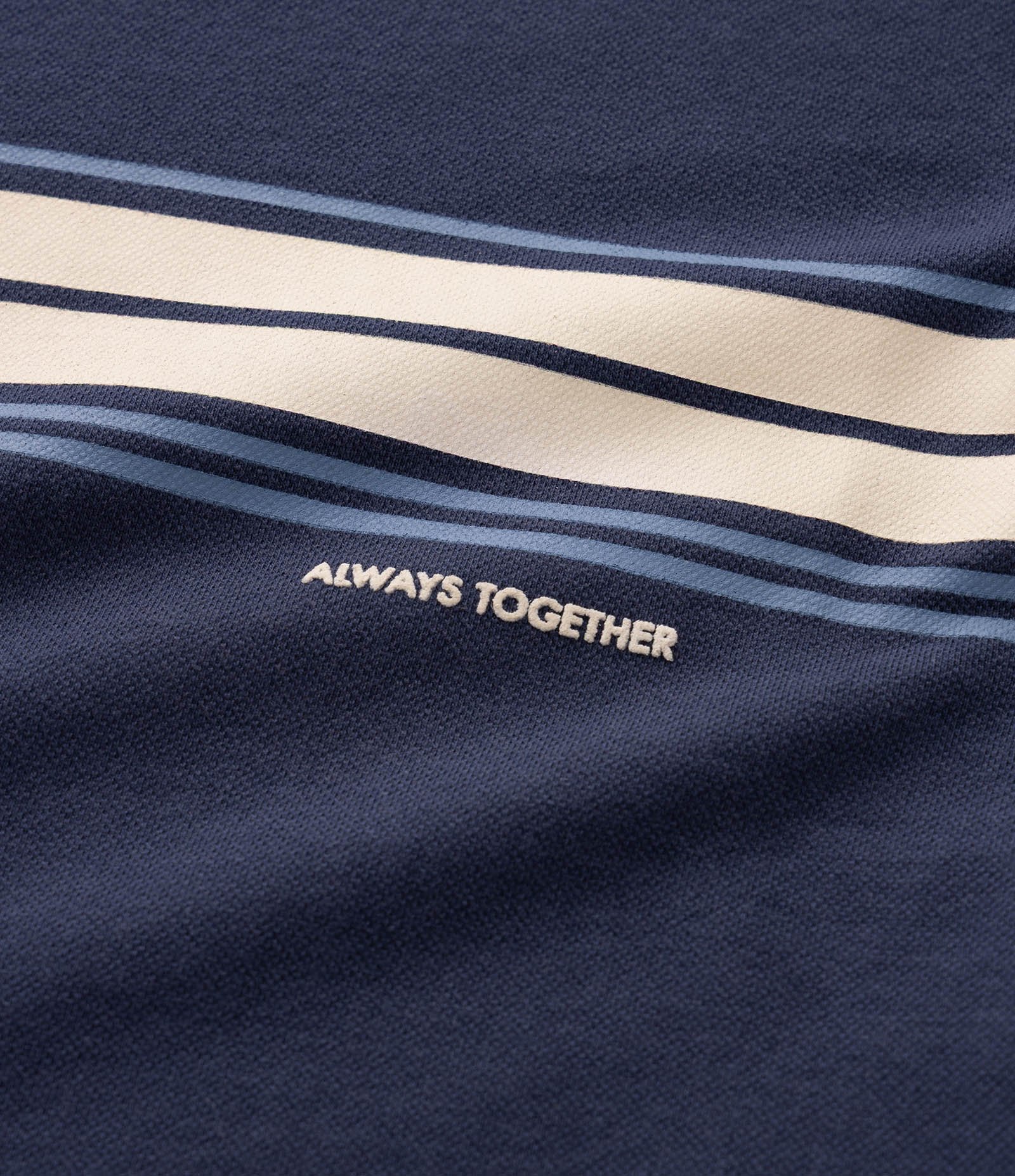 Camiseta Infantil em Piquet com Lettering - Tam 1 a 6 Anos Azul 6