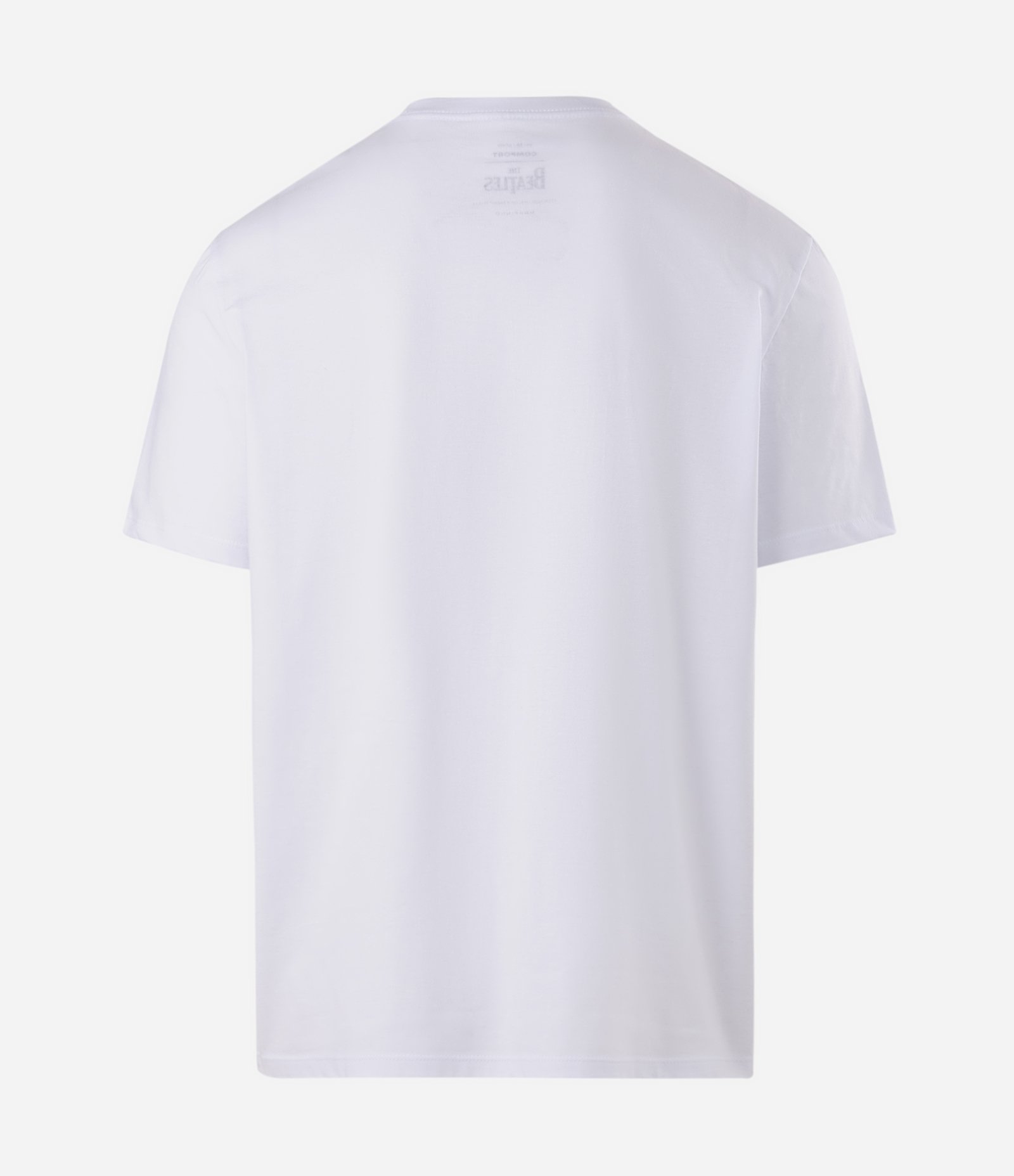 Camiseta Comfort em Algodão dos The Beatles Branco 6