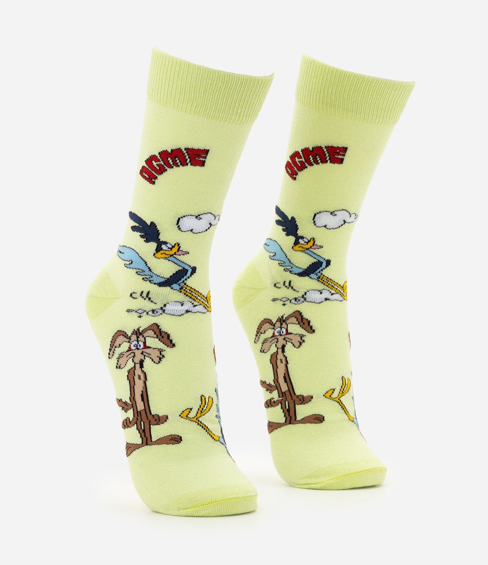 Meia Cano Médio do Coyote e Papa-Léguas Verde 2