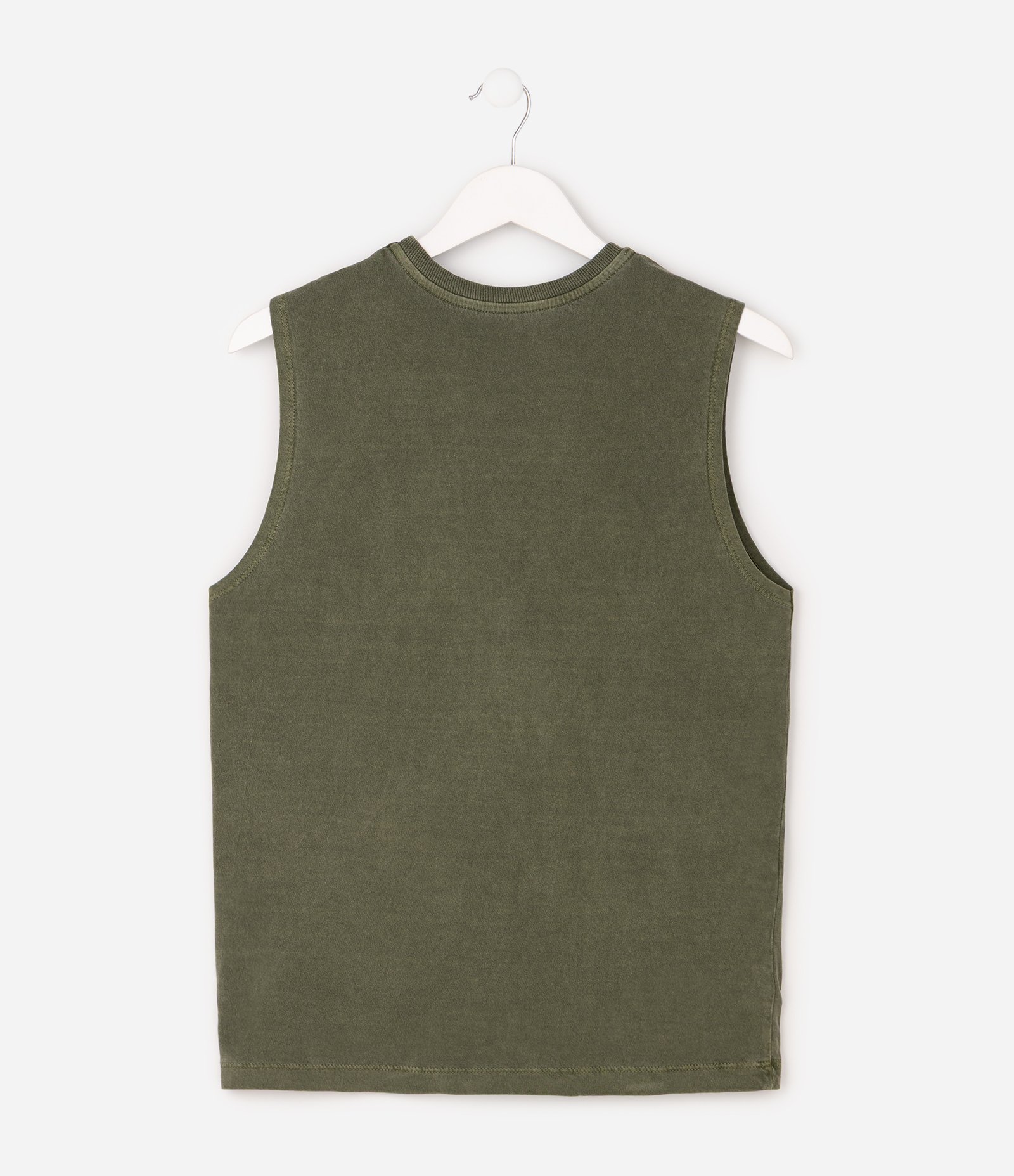 Camiseta Infantil Em Algodão Bordado Localizado com Efeito Lavado - Tam 5 a 16 Anos Verde 2