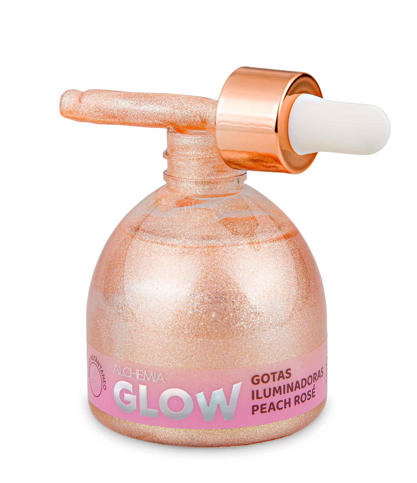 Gotas Iluminadoras Peach Rose Glow Alchemia 100ml 4