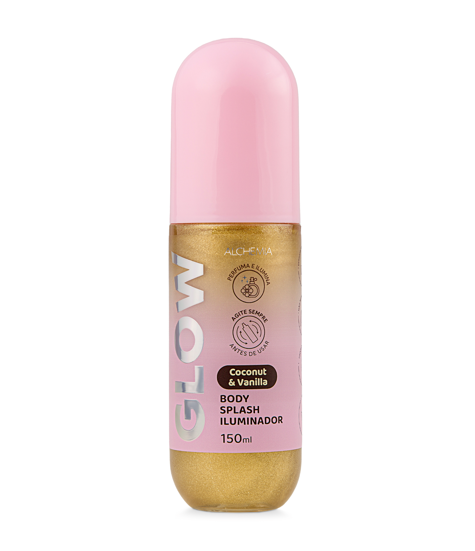 Body Splash Iluminador Coconut Vanilla Glow 150ml 1