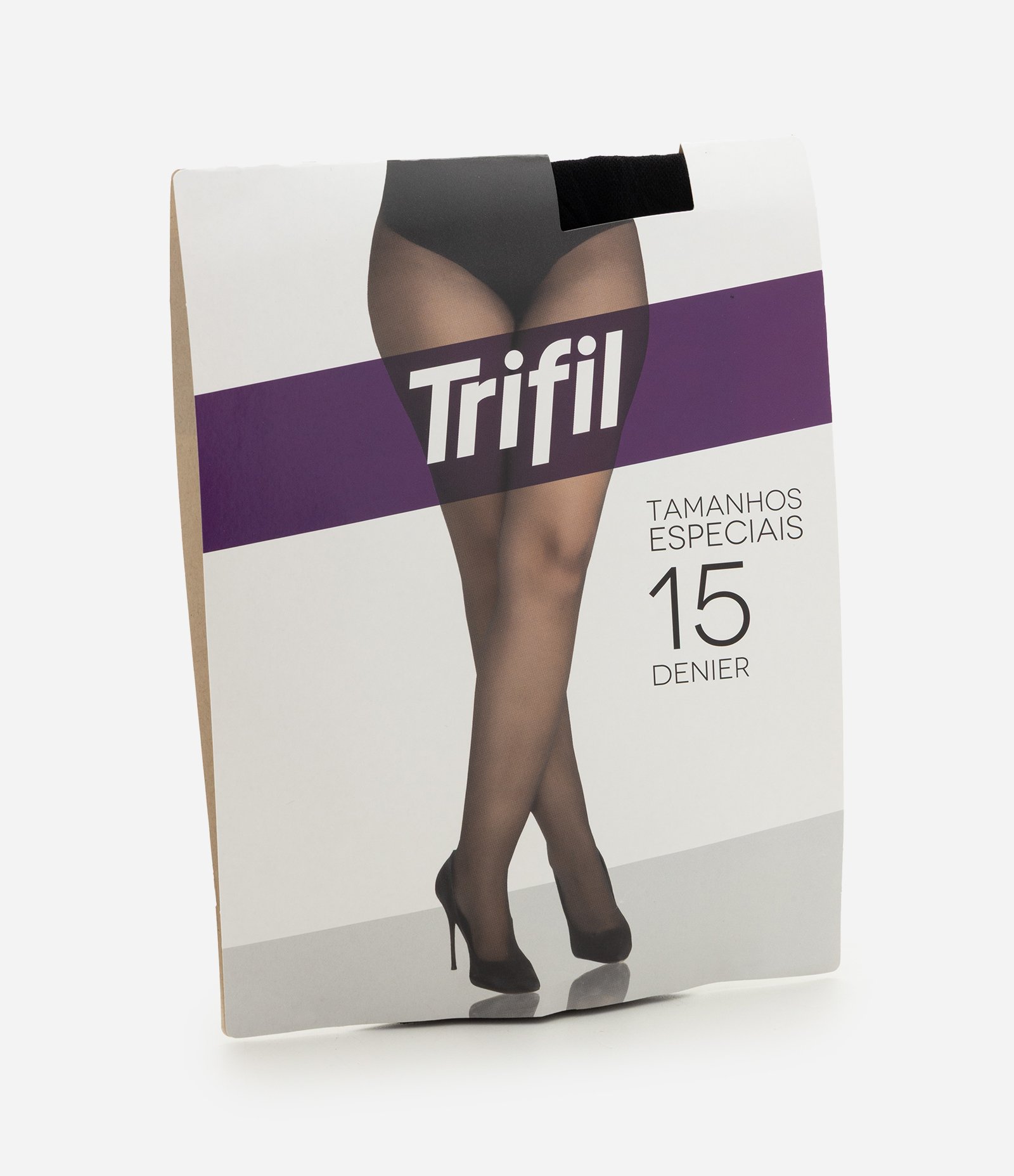 Meia Calça em Microfibra Fio 15 Especial Curve & Plus Size Preto 2