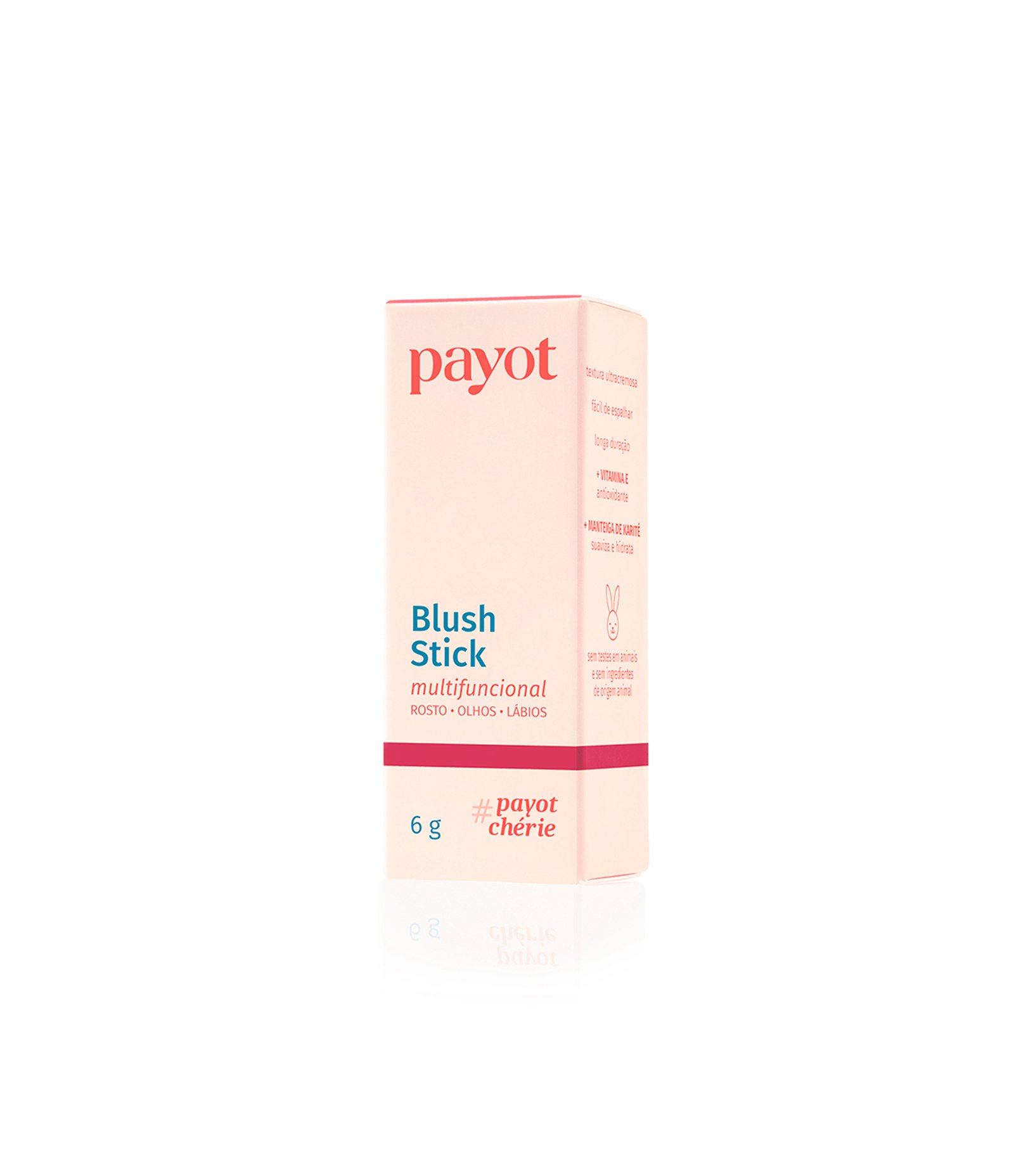 Blush Stick Multifuncional Cherie Payot Licor De Cereja 4