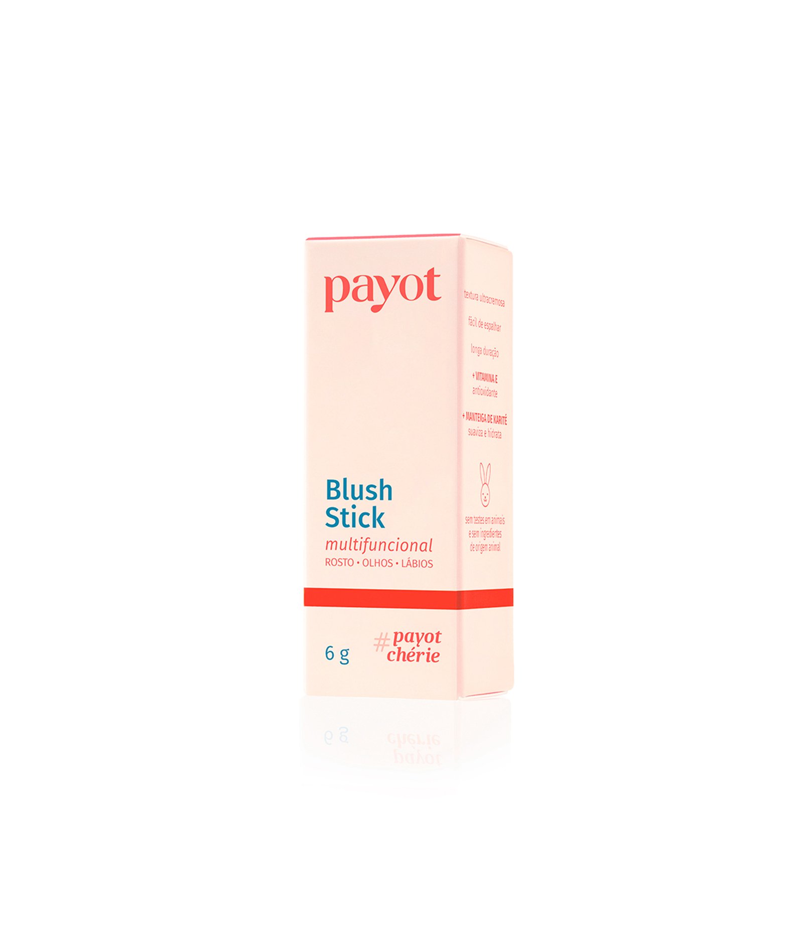 Blush Stick Multifuncional Cherie Payot Pêssego 4