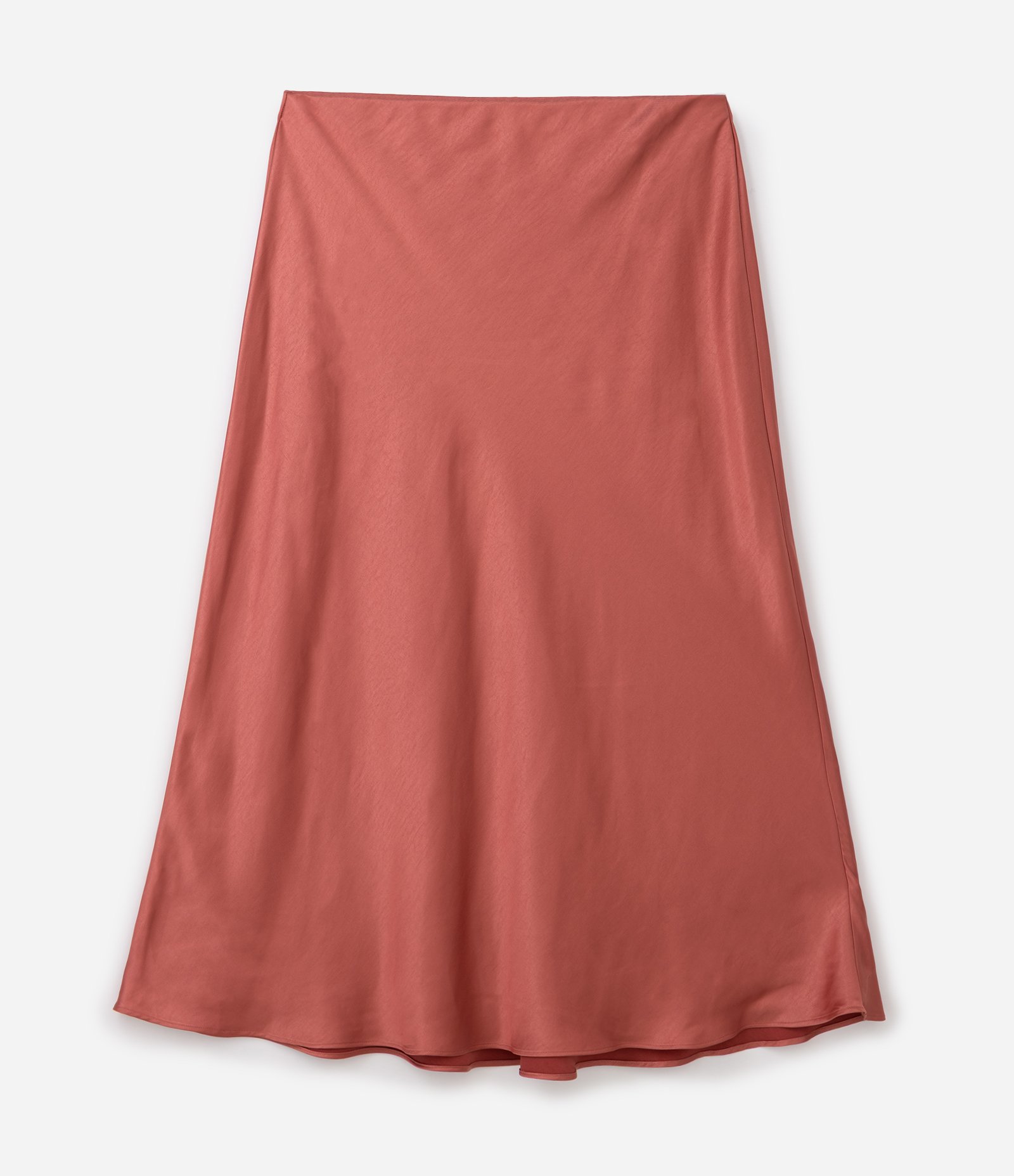 Saia em Cetim Twill Curve & Plus Size Salmão 5