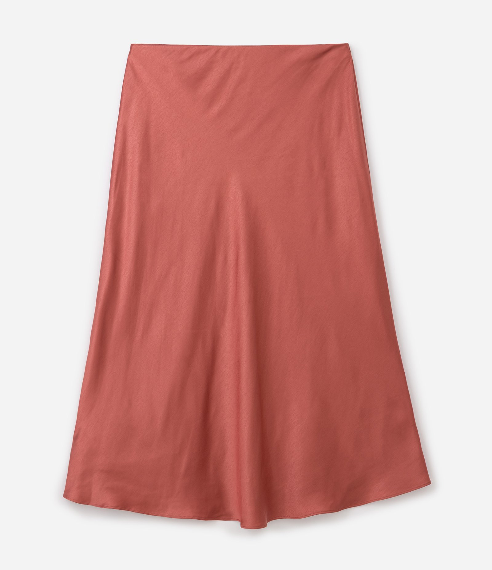 Saia em Cetim Twill Curve & Plus Size Salmão 6