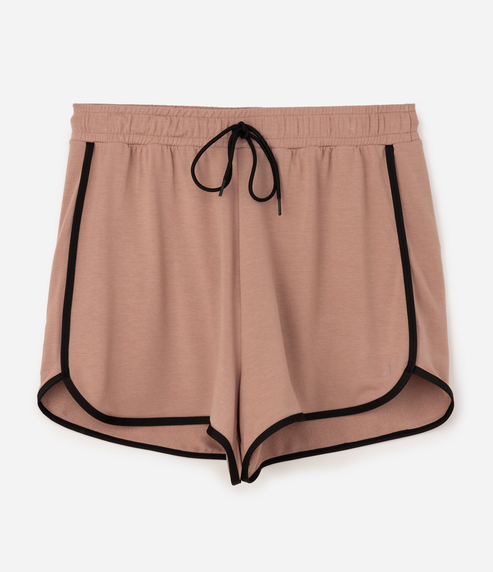 Short Esportivo com Tecnologia Dry e Recortes Curve & Plus Size Bege 1