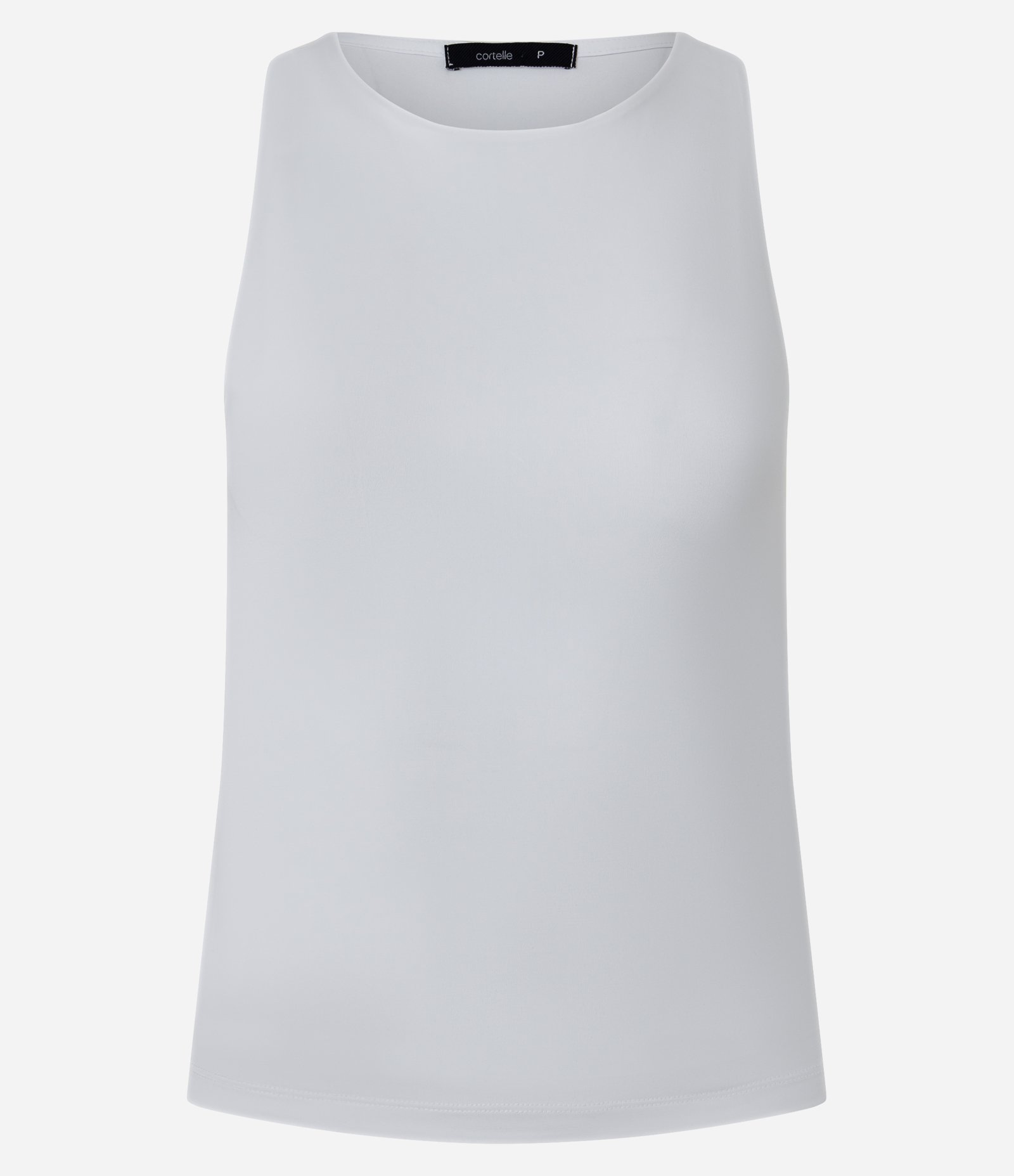 Blusa em Poliamida com Gola Redonda Branco 1