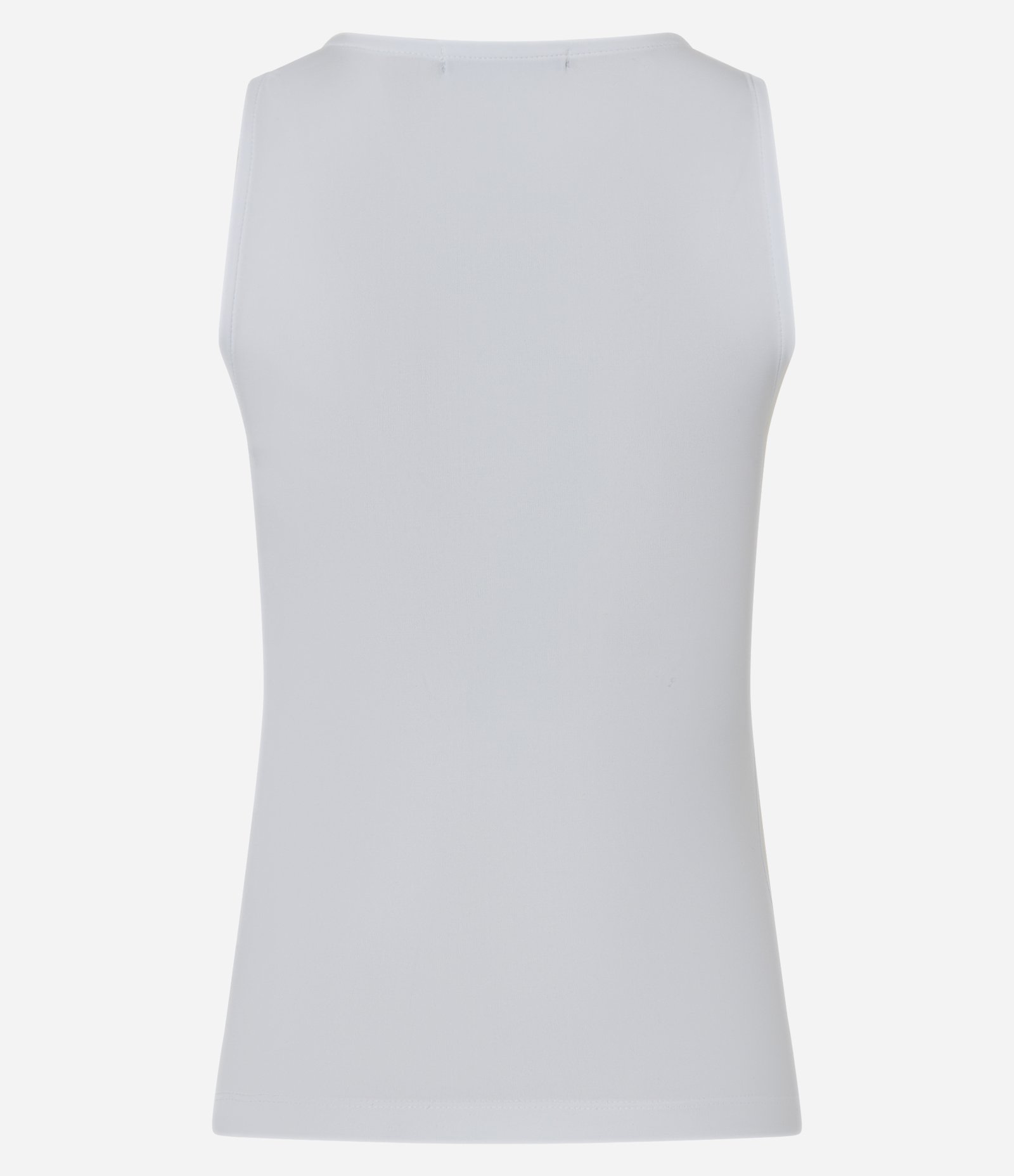 Blusa em Poliamida com Gola Redonda Branco 2