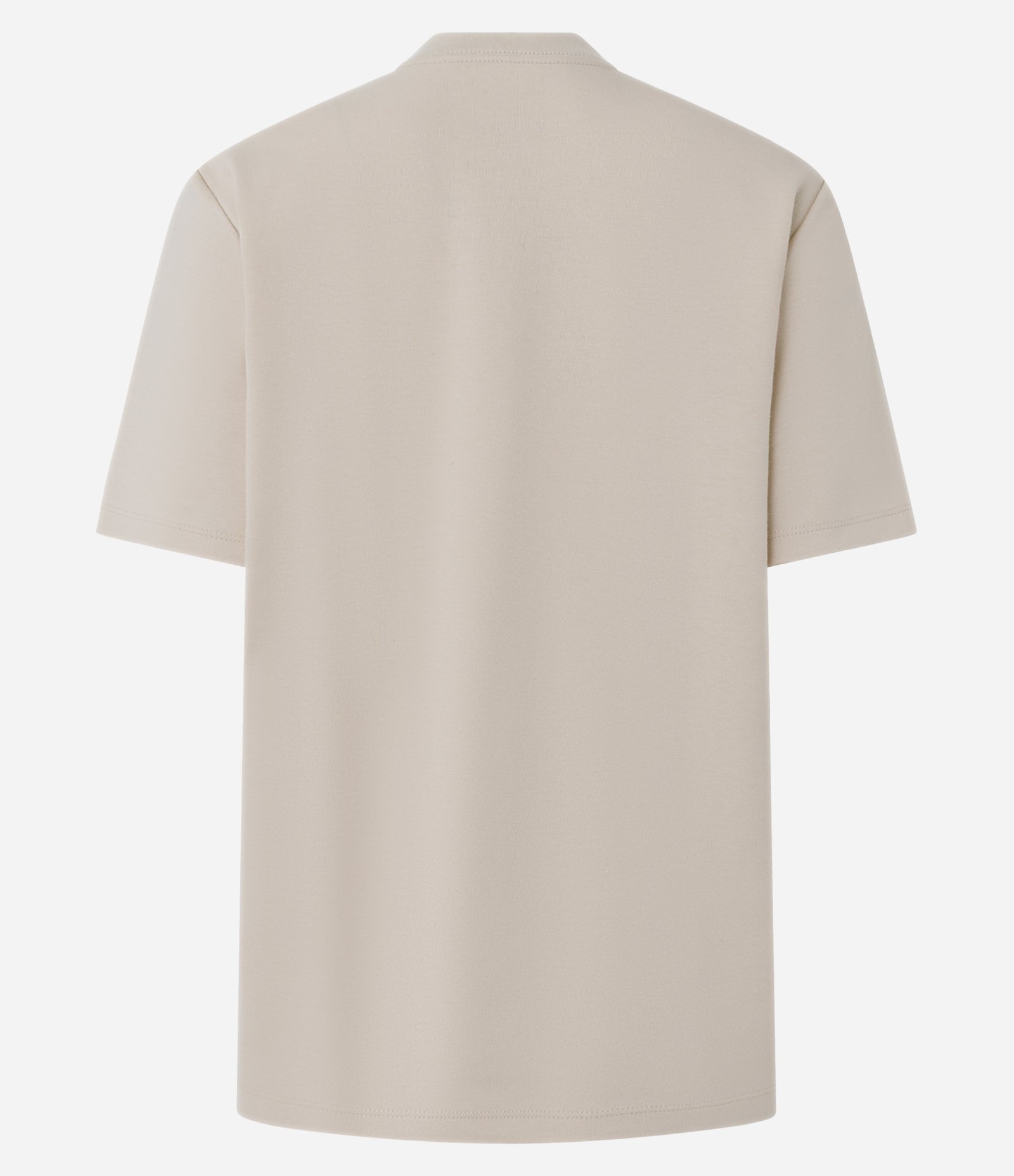 Camiseta Slim com Lettering Elton John e Detalhes em Glitter Bege 7