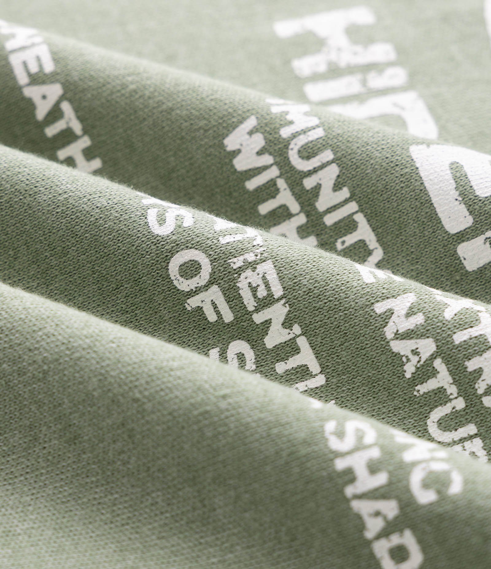 Camiseta Comfort com Lettering Hidden Wonders Outdoor Verde 7