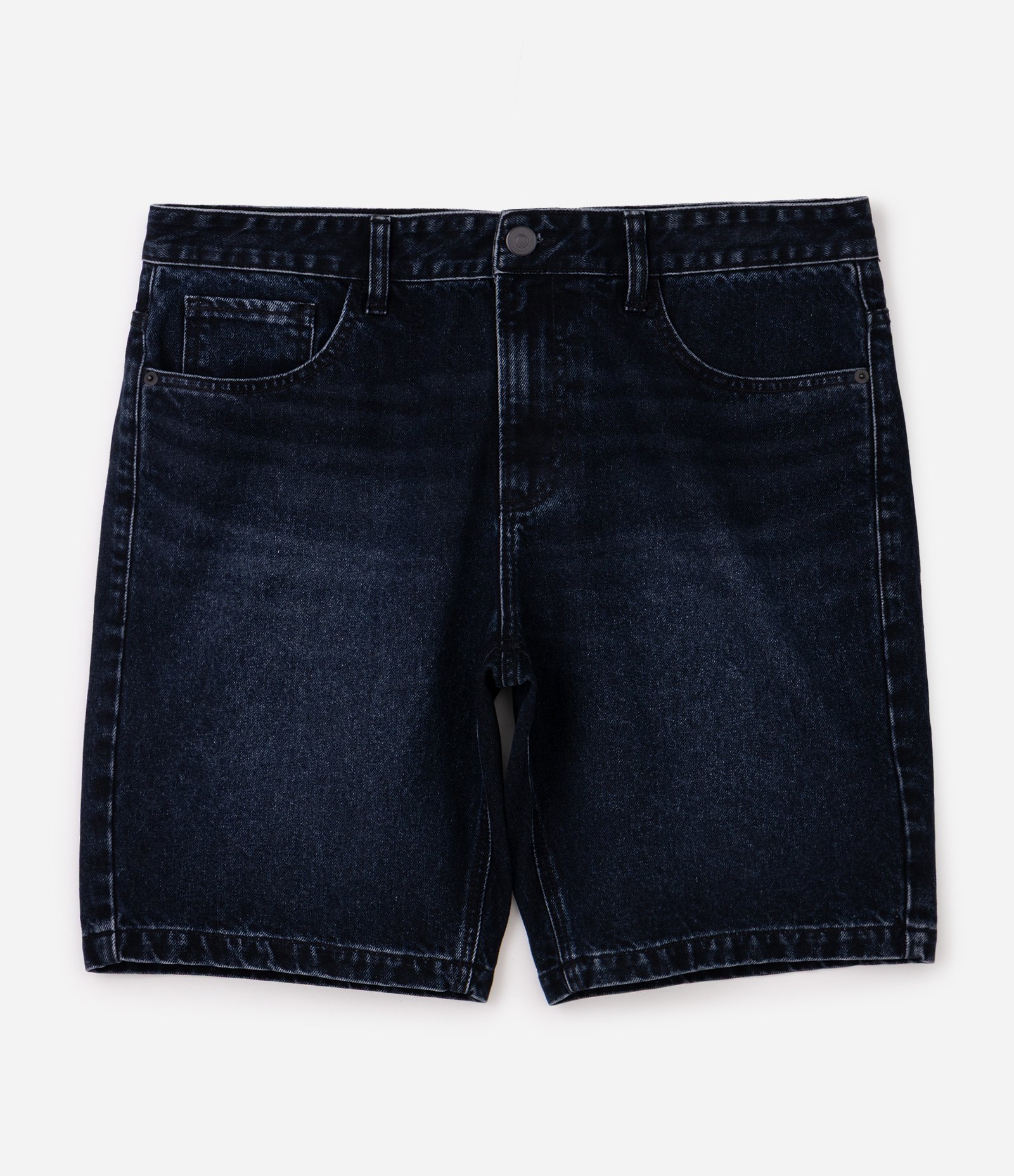 Bermuda Slim em Jeans com Bolsos Funcionais Preto 6