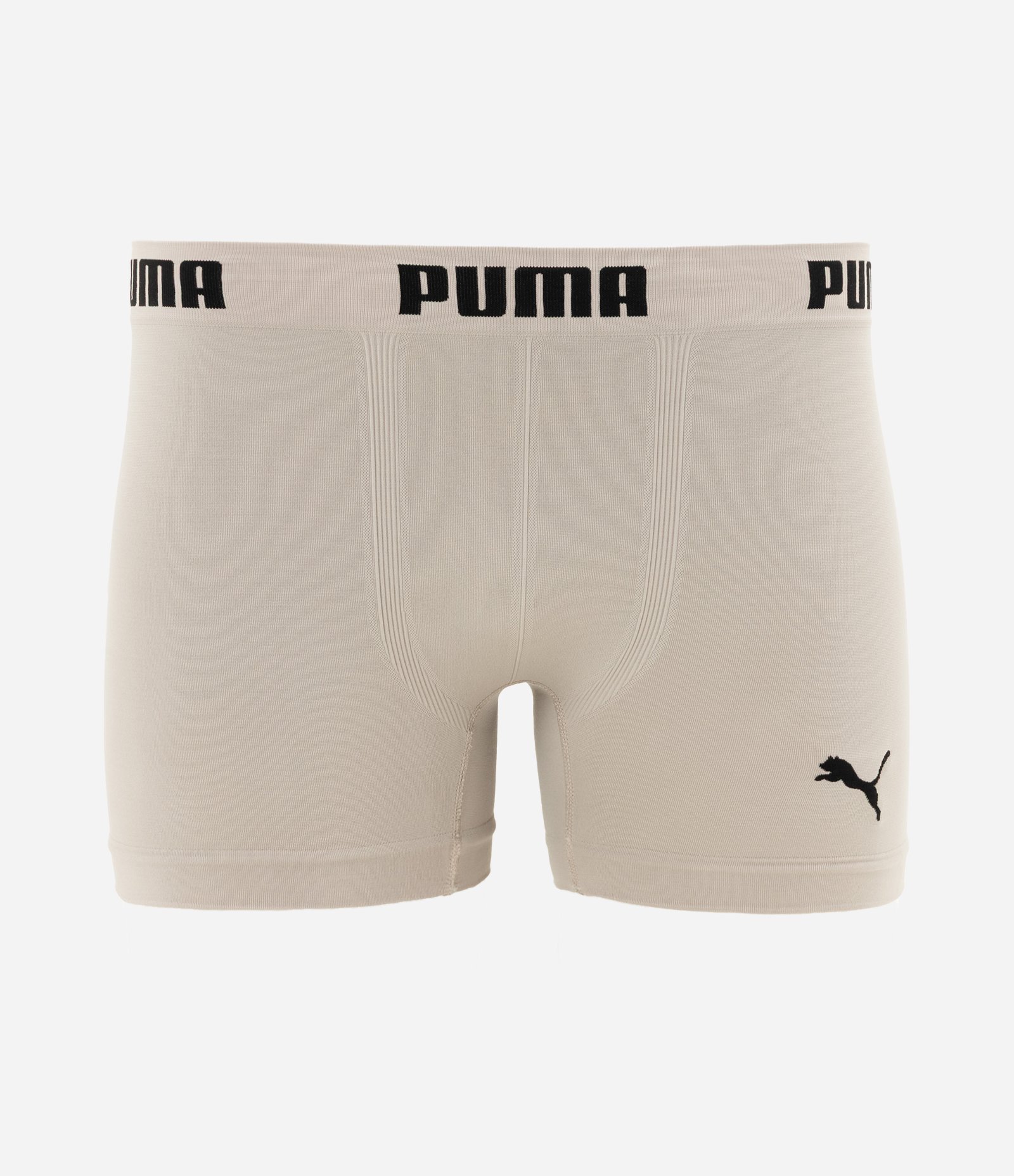 Cueca Boxer em Microfibra com Cós Elástico Puma Bege 1