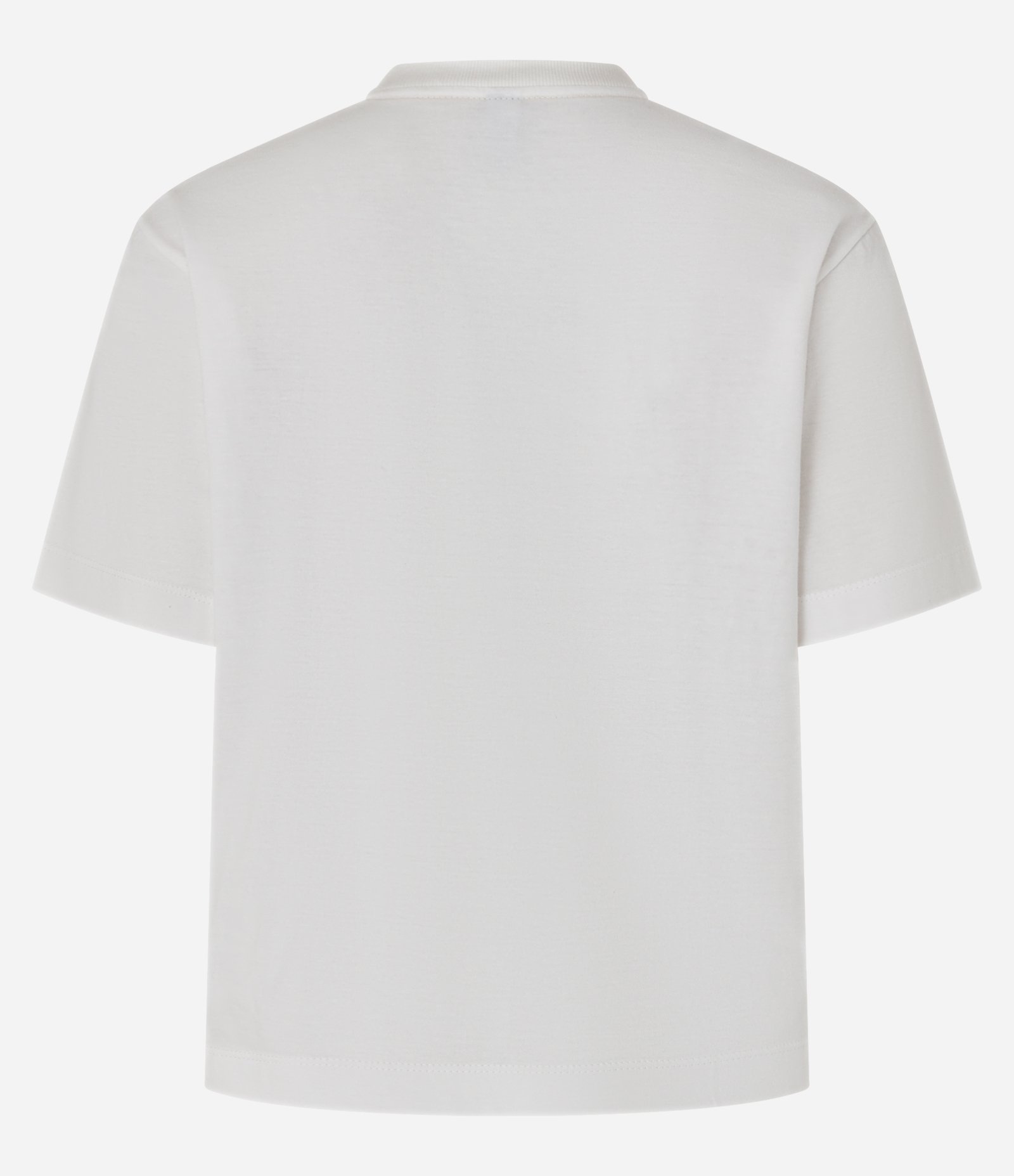 Camiseta em Algodão com Bordados Tropicais Branco 2