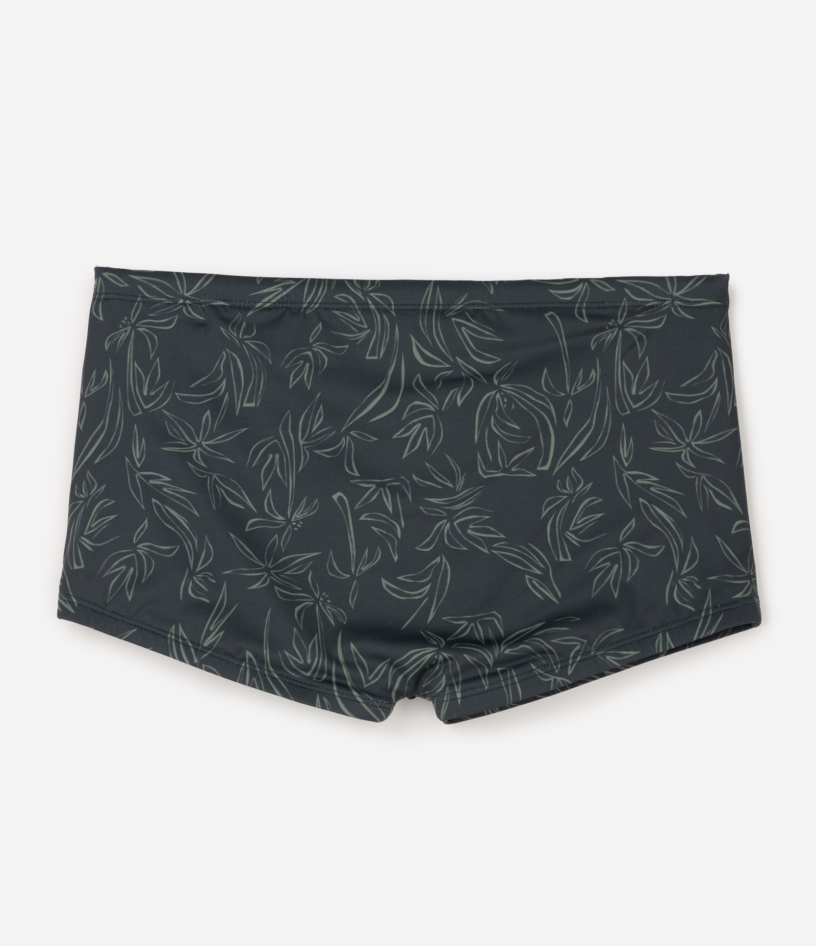 Sunga Boxer em Microfibra com Estampa Folhagens Verde 2