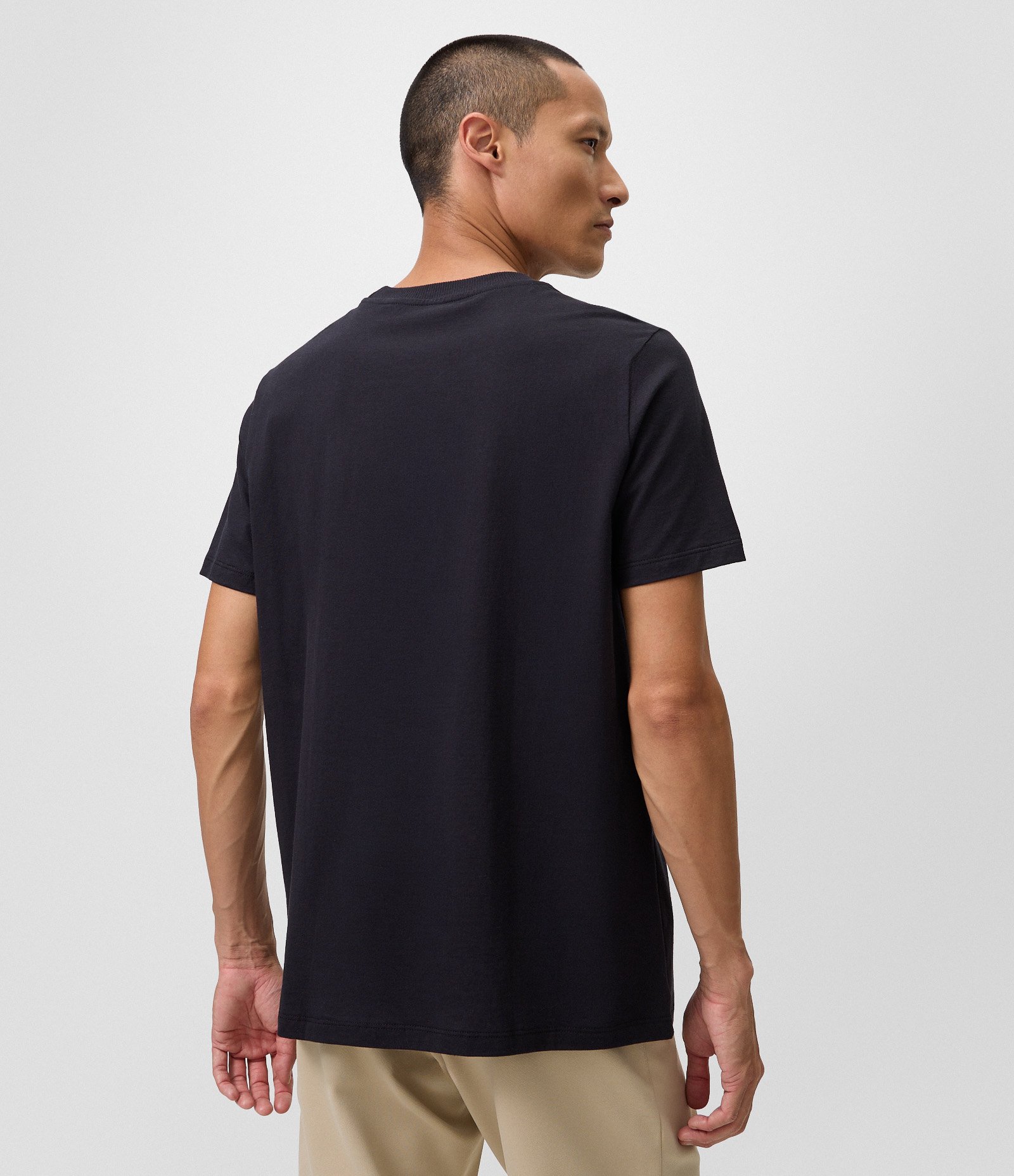 Camiseta Regular em Algodão com Lettering Createur Preto 3
